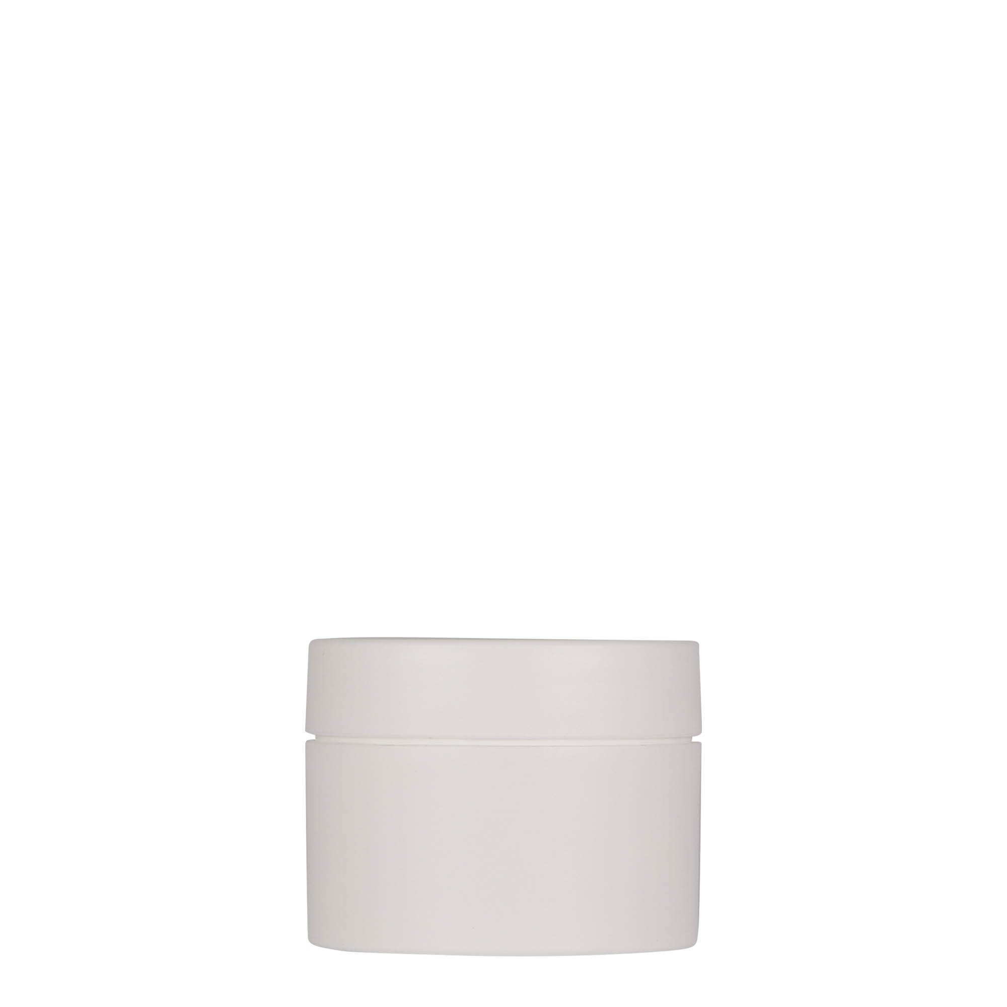 50 ml plastična posuda 'Antonella', PP, bela, otvor: navojni zatvarač