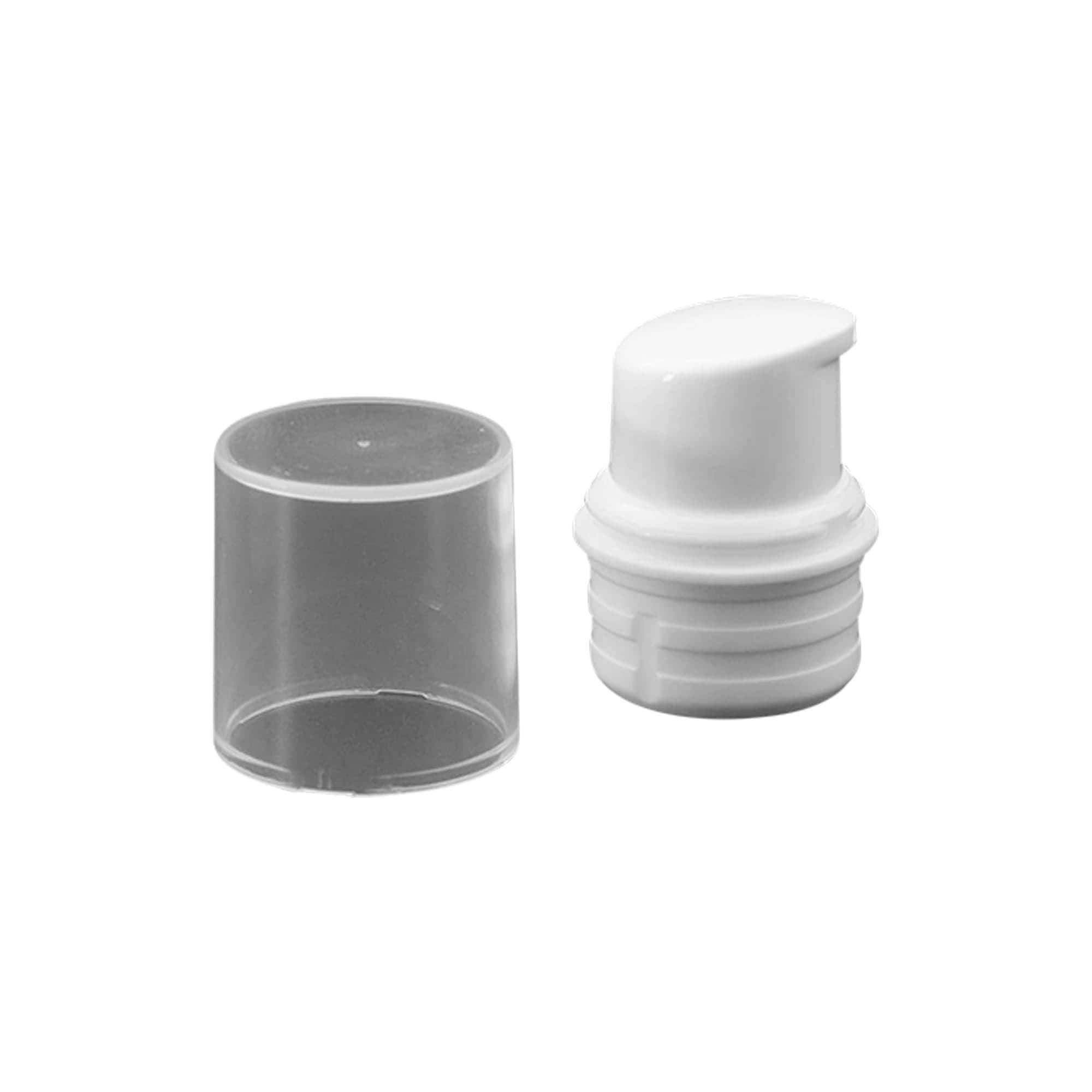 Airless dozer pumpa 'Nano', PP-plastika, bela