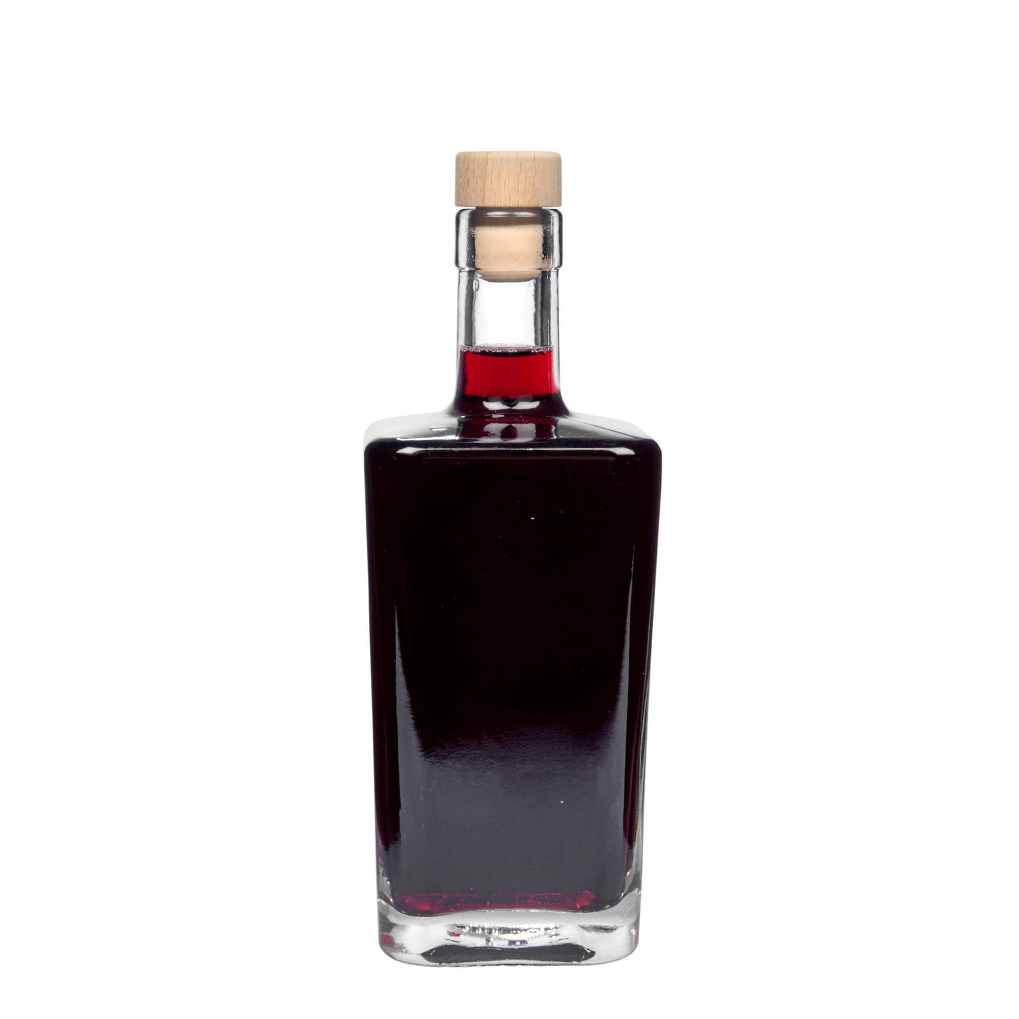 500 ml staklena boca 'Noel', kvadratna, otvor: pluta 500 ml staklena boca 'Noel', kvadratna, otvor: pluta