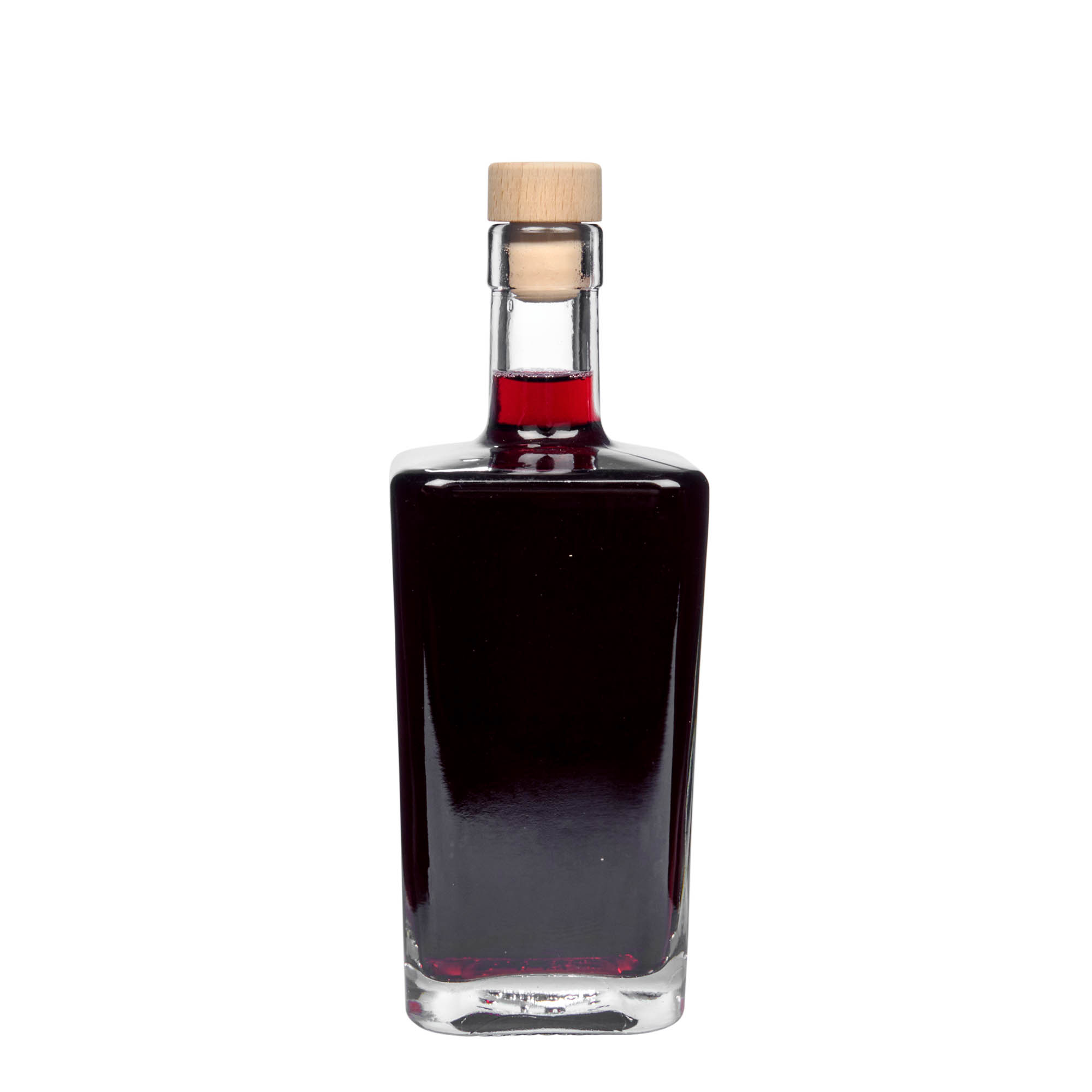 500 ml staklena boca 'Noel', kvadratna, otvor: pluta 500 ml staklena boca 'Noel', kvadratna, otvor: pluta