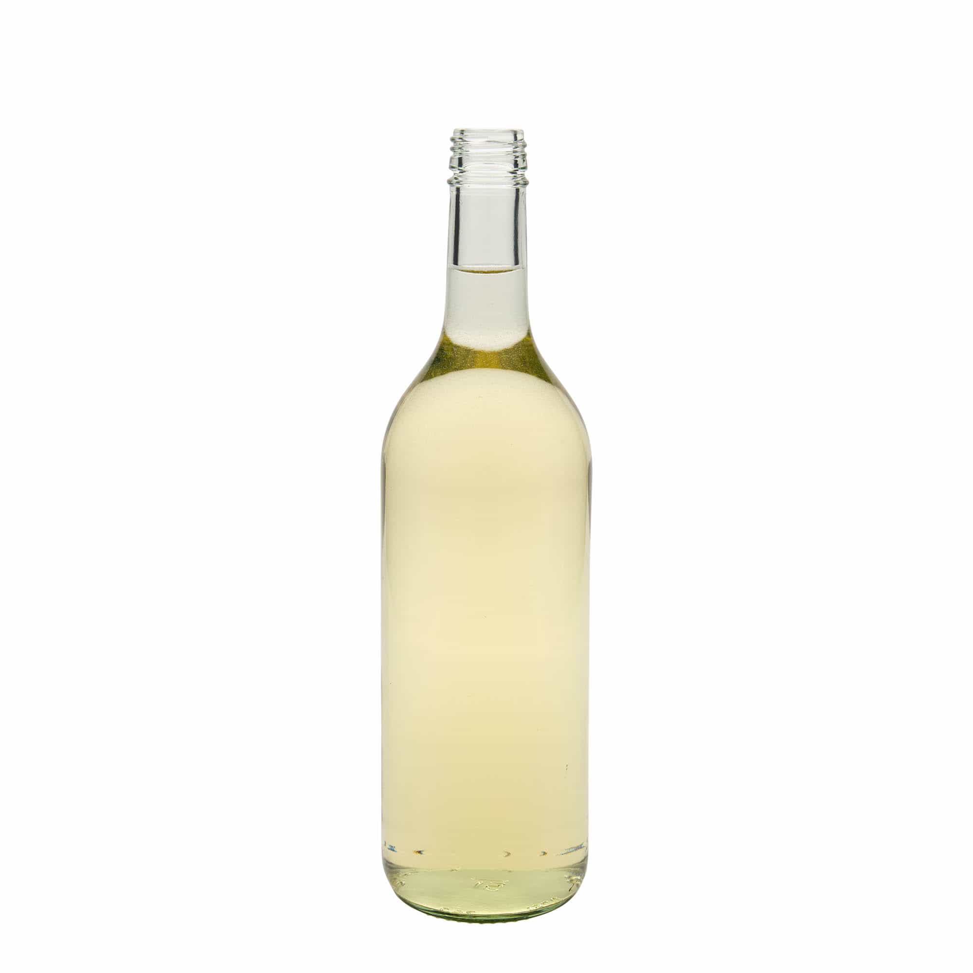 750 ml staklena boca 'Bordo', grlo: PP 28