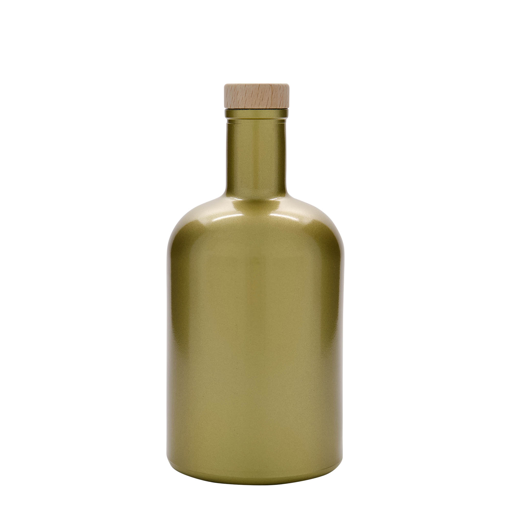 700 ml staklena boca 'Gerardino', zlatna, grlo: plutа