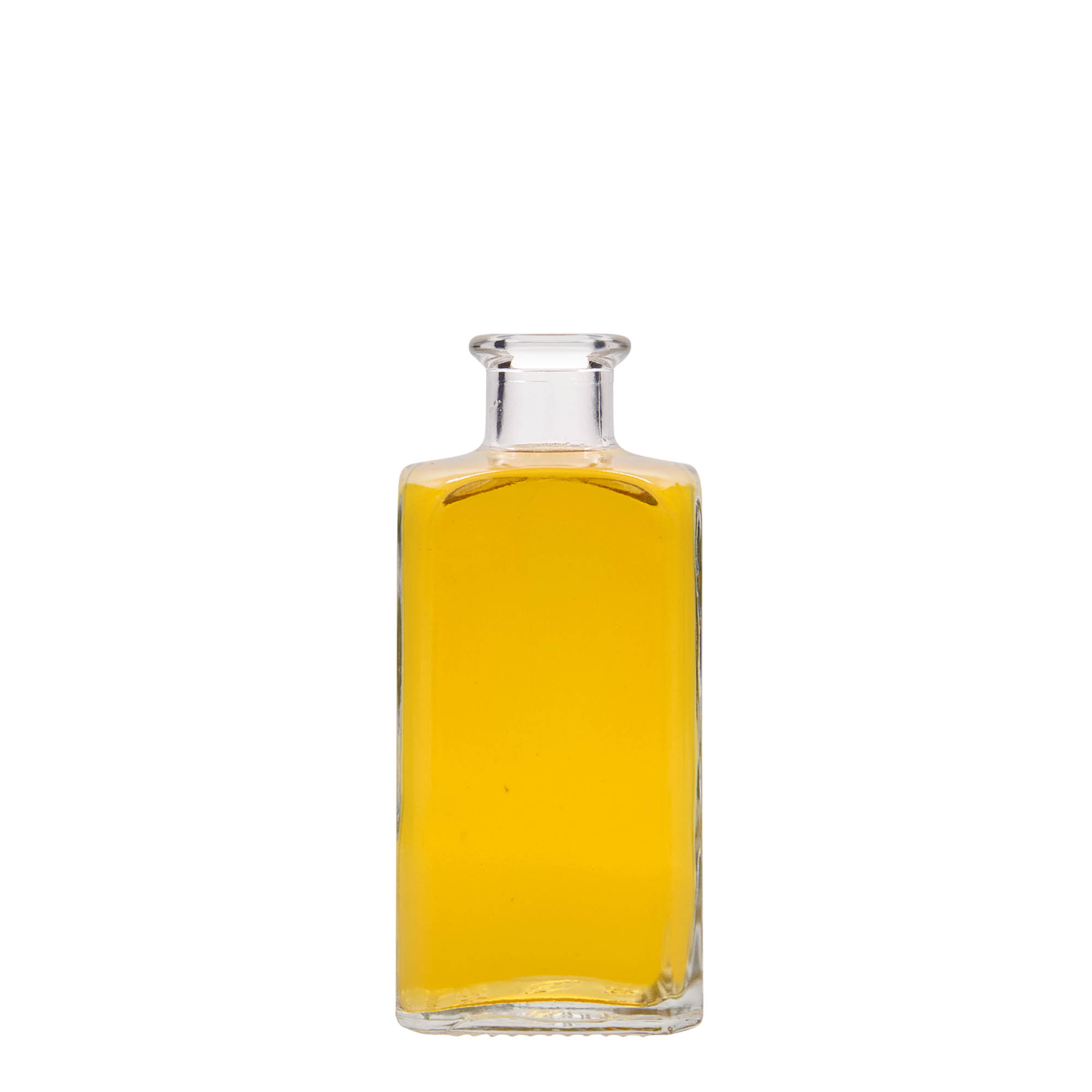 250 ml staklena flaša Apotheker Carré, kvadratna, otvor: pluta