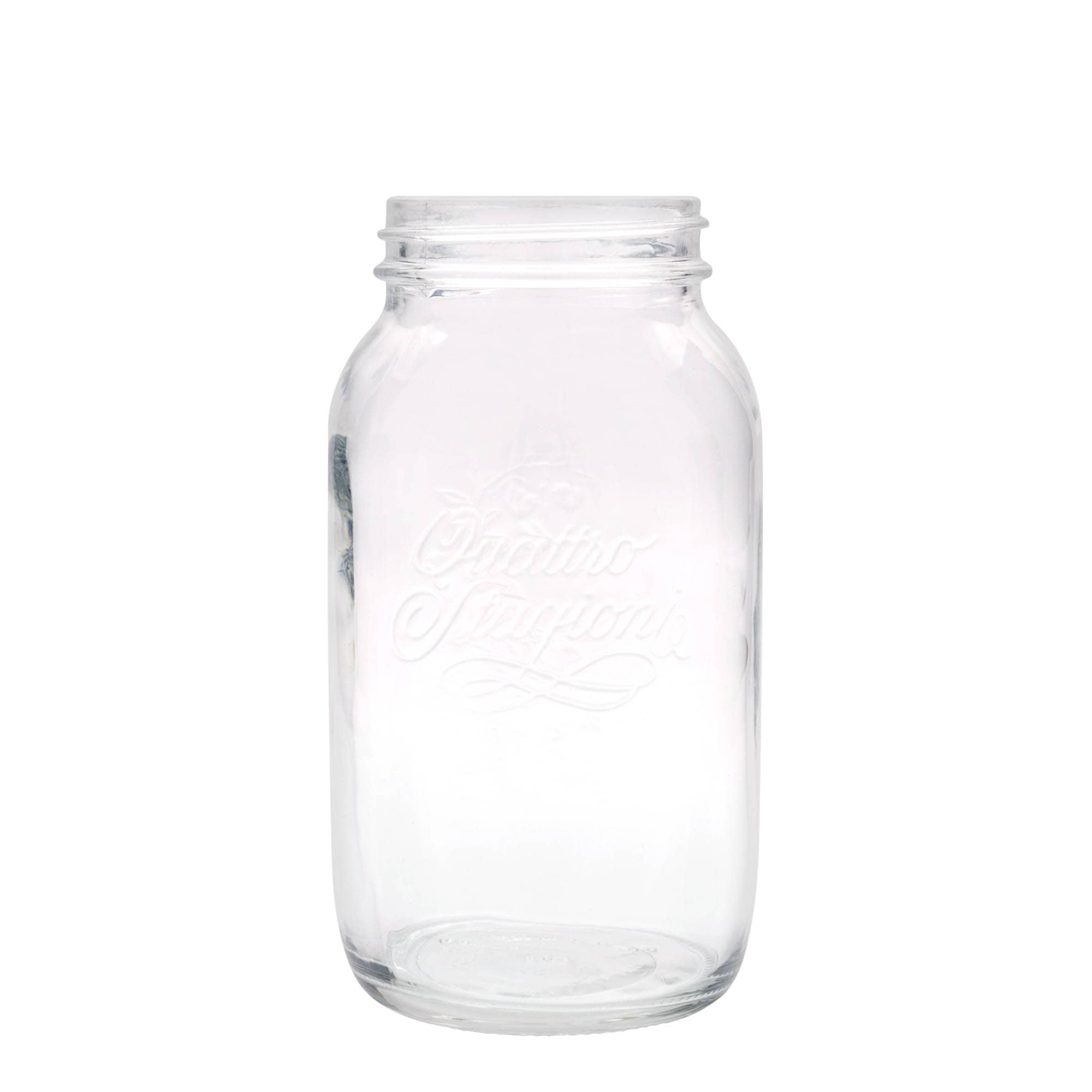 1.500 ml staklena tegla 'Quattro Stagioni', otvor: navojni poklopac 1.500 ml staklena tegla 'Quattro Stagioni', otvor: navojni poklopac