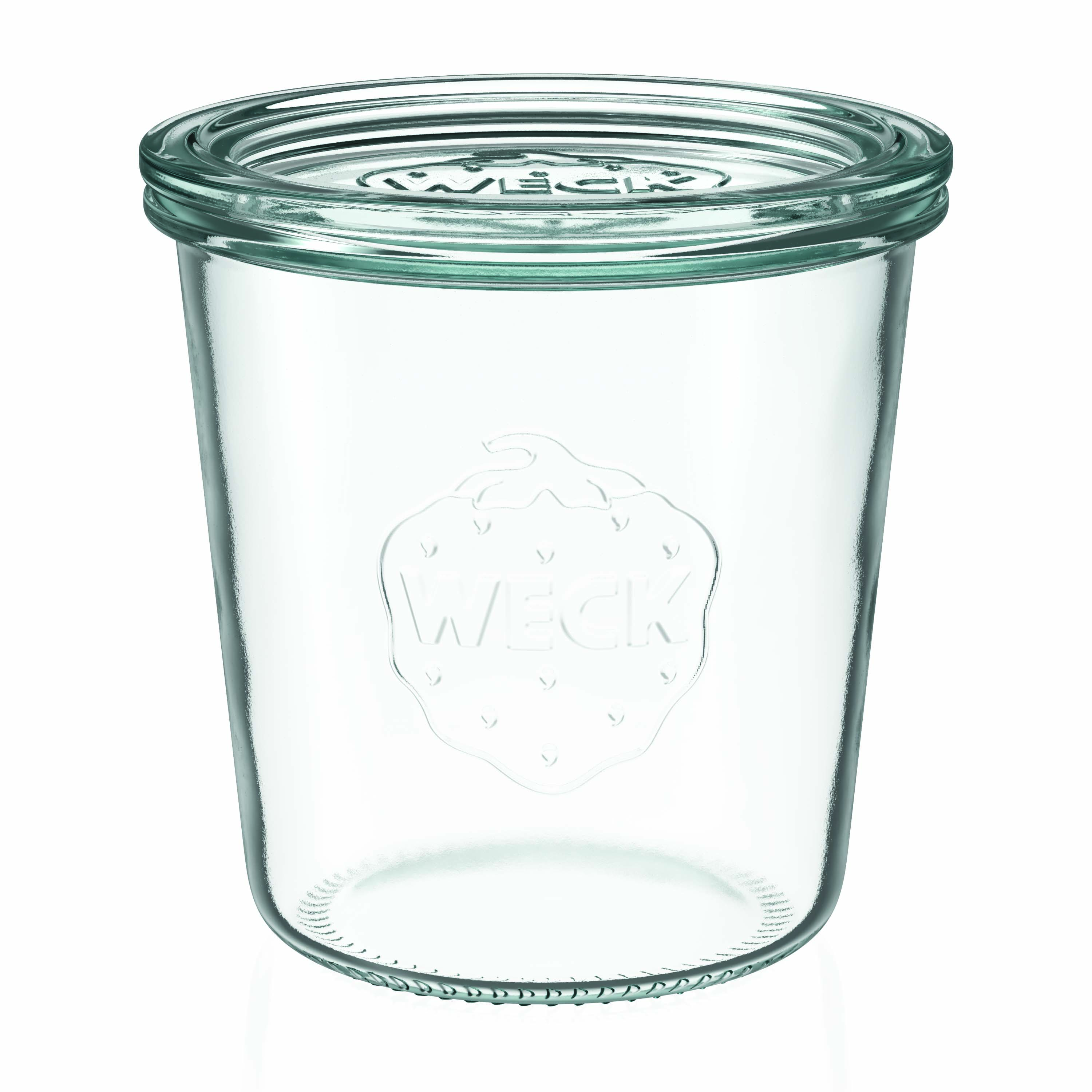580 ml WECK tegle sa prelivom, otvor: okrugli rub