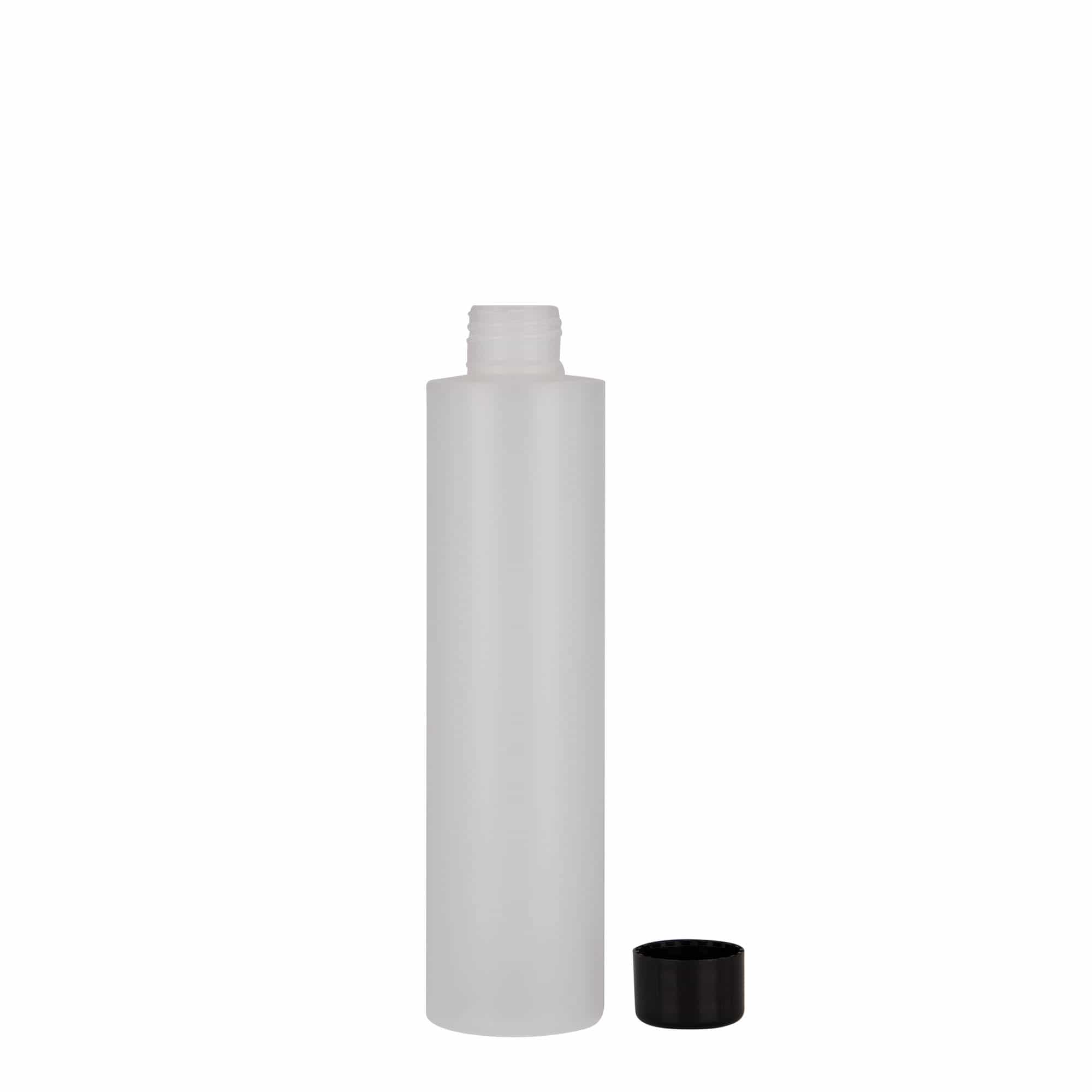 Plastična boca od 200 ml 'Pipe', HDPE, natur, otvor: GPI 24/410