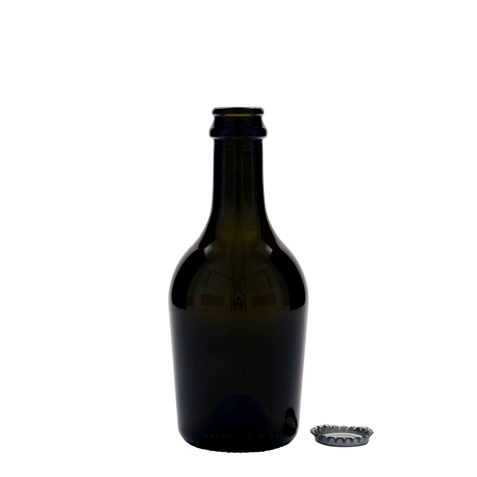 330 ml flaša za pivo/šampanjac 'Butterfly', staklo, antikno zeleno, otvor: krunski čep 330 ml flaša za pivo/šampanjac 'Butterfly', staklo, antikno zeleno, otvor: krunski čep