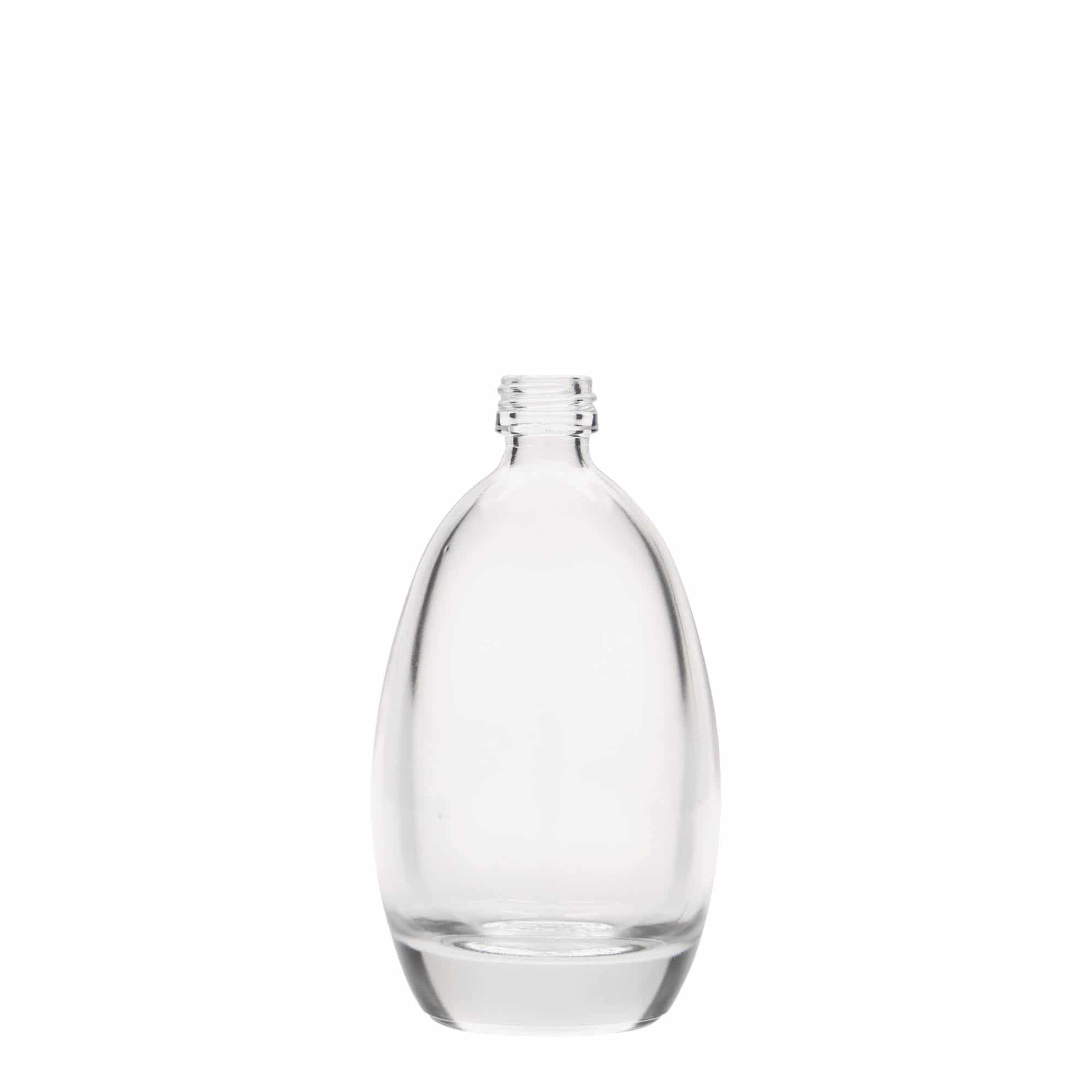 Staklena boca od 100 ml 'Jaje', otvor: PP 18 Staklena boca od 100 ml 'Jaje', otvor: PP 18