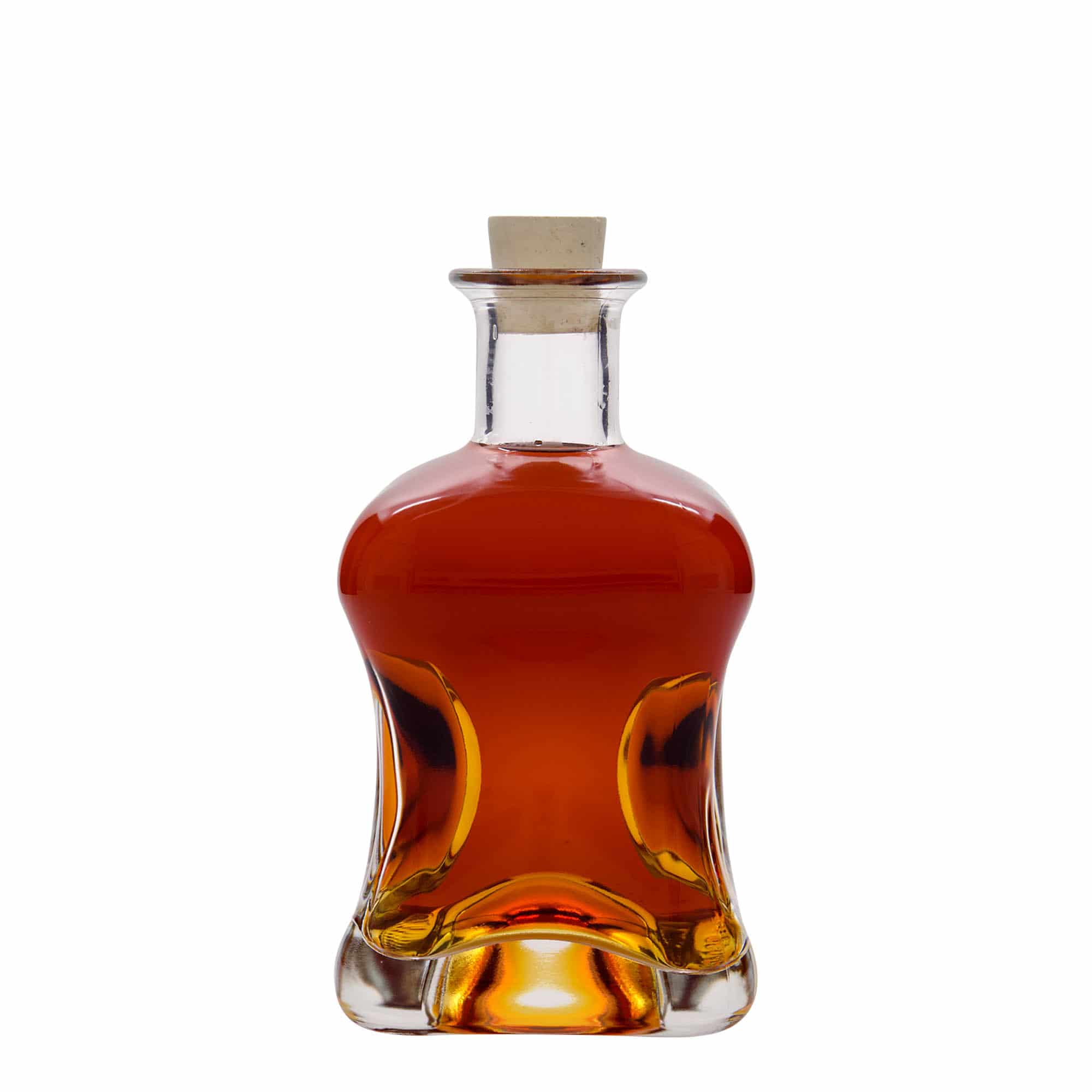500 ml staklena boca 'Dublin', kvadratna, otvor: plutani čep