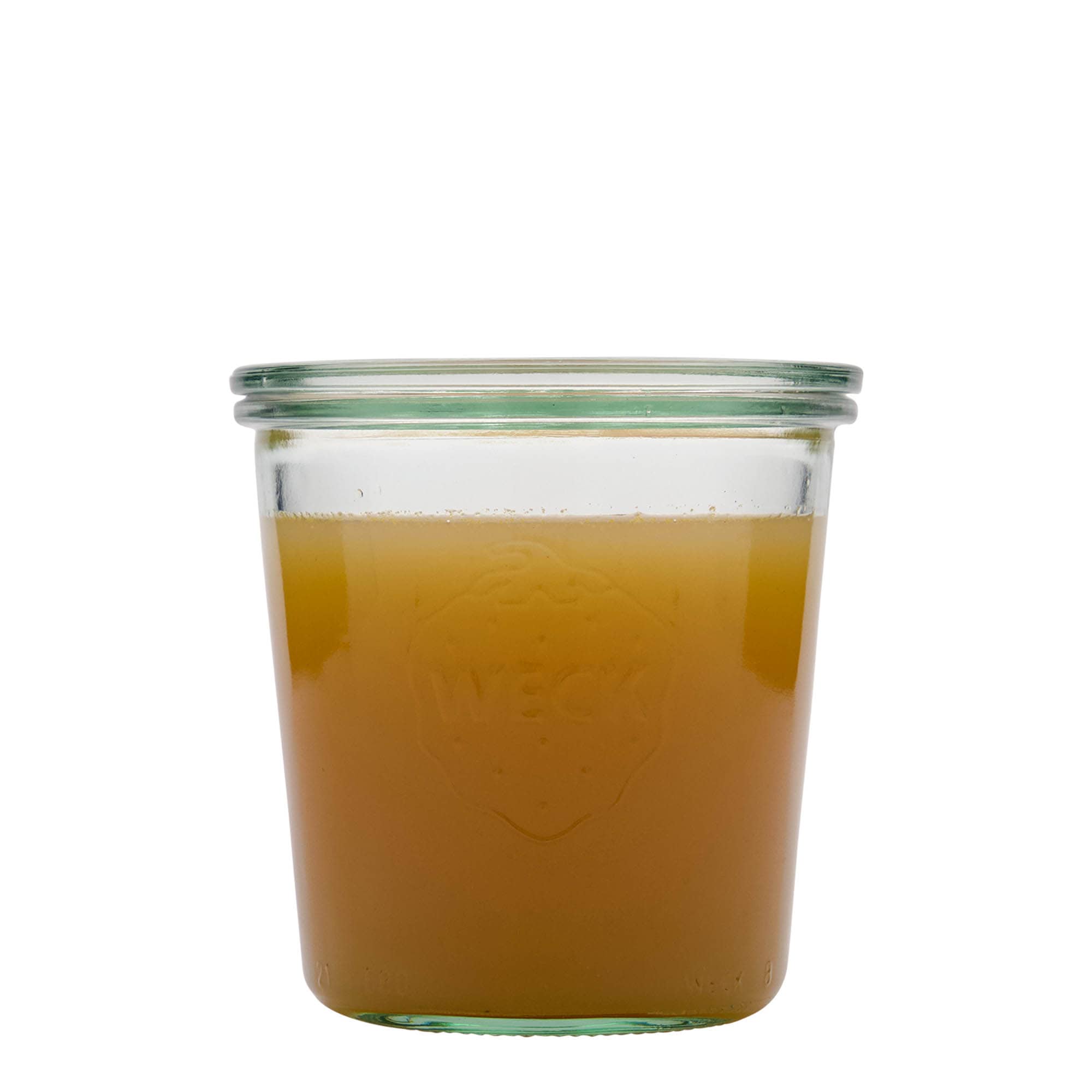 580 ml WECK tegle sa prelivom, otvor: okrugli rub