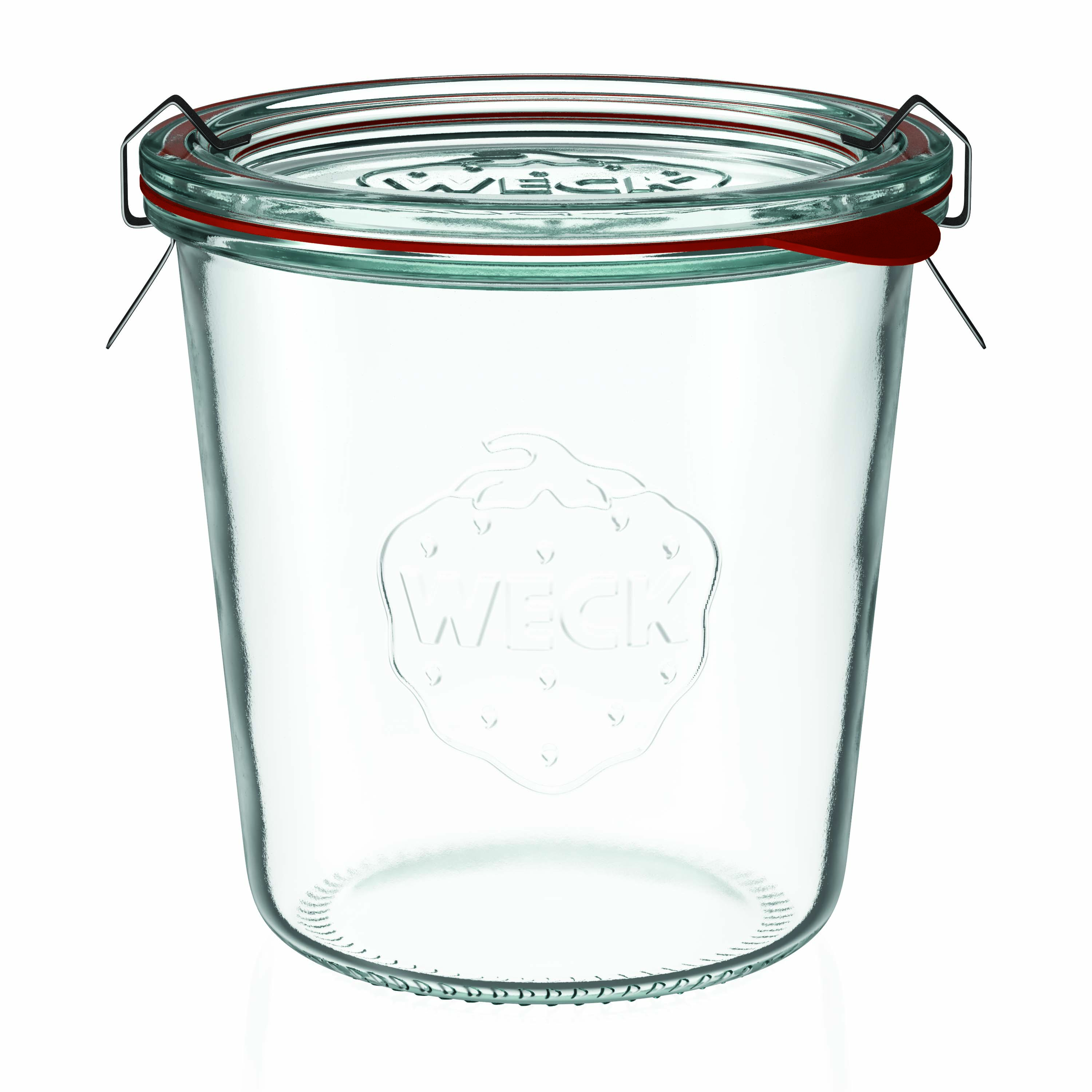 580 ml WECK tegle sa prelivom, otvor: okrugli rub 580 ml WECK tegle sa prelivom, otvor: okrugli rub