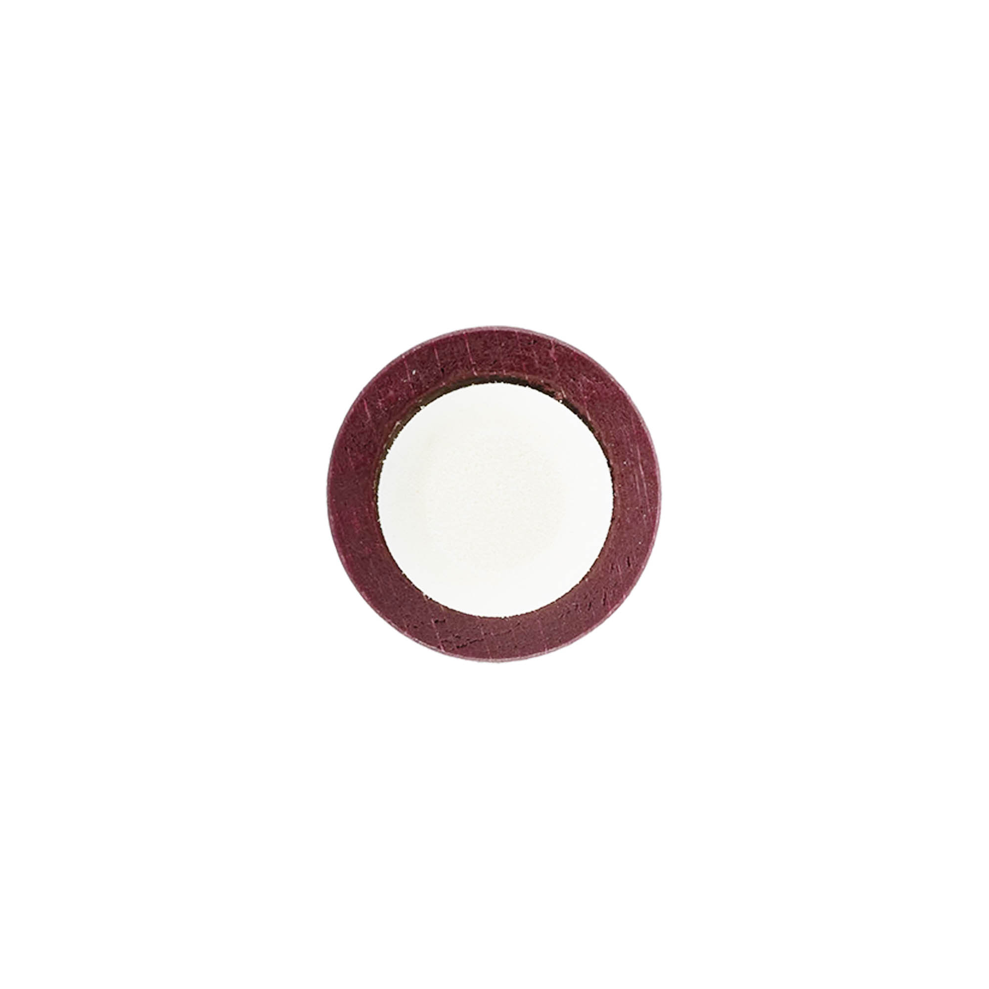 Čep sa drškom 19 mm, drvo/plastika, bordo crvena, za otvor: čep