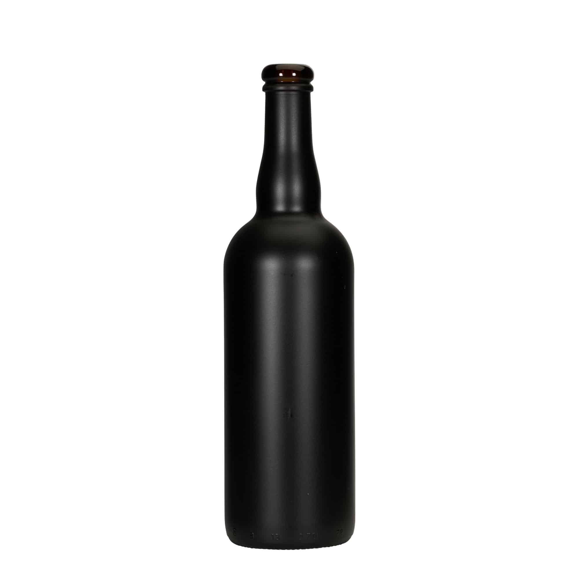 750 ml pivska boca Belgija, staklo, crna, grlo: pluta 750 ml pivska boca Belgija, staklo, crna, grlo: pluta
