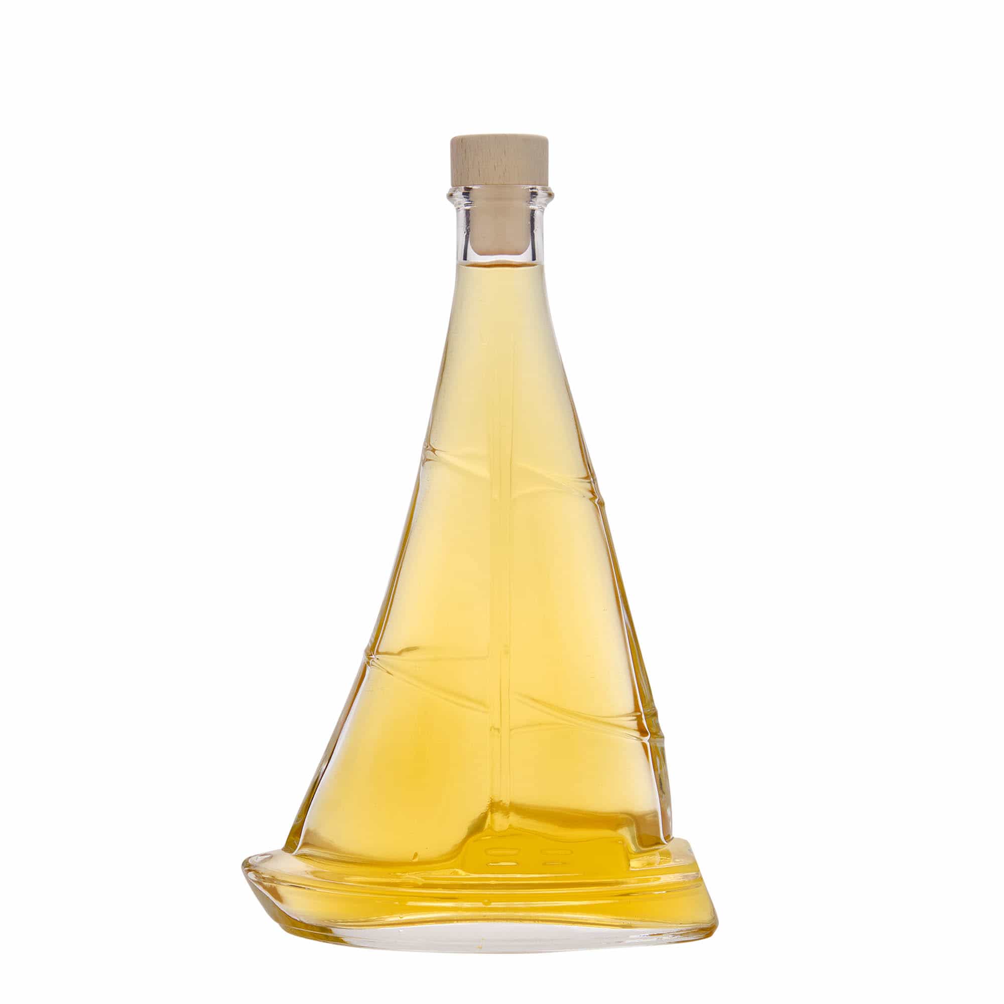 350 ml staklena flaša 'Jedrilica', otvor: plutani čep