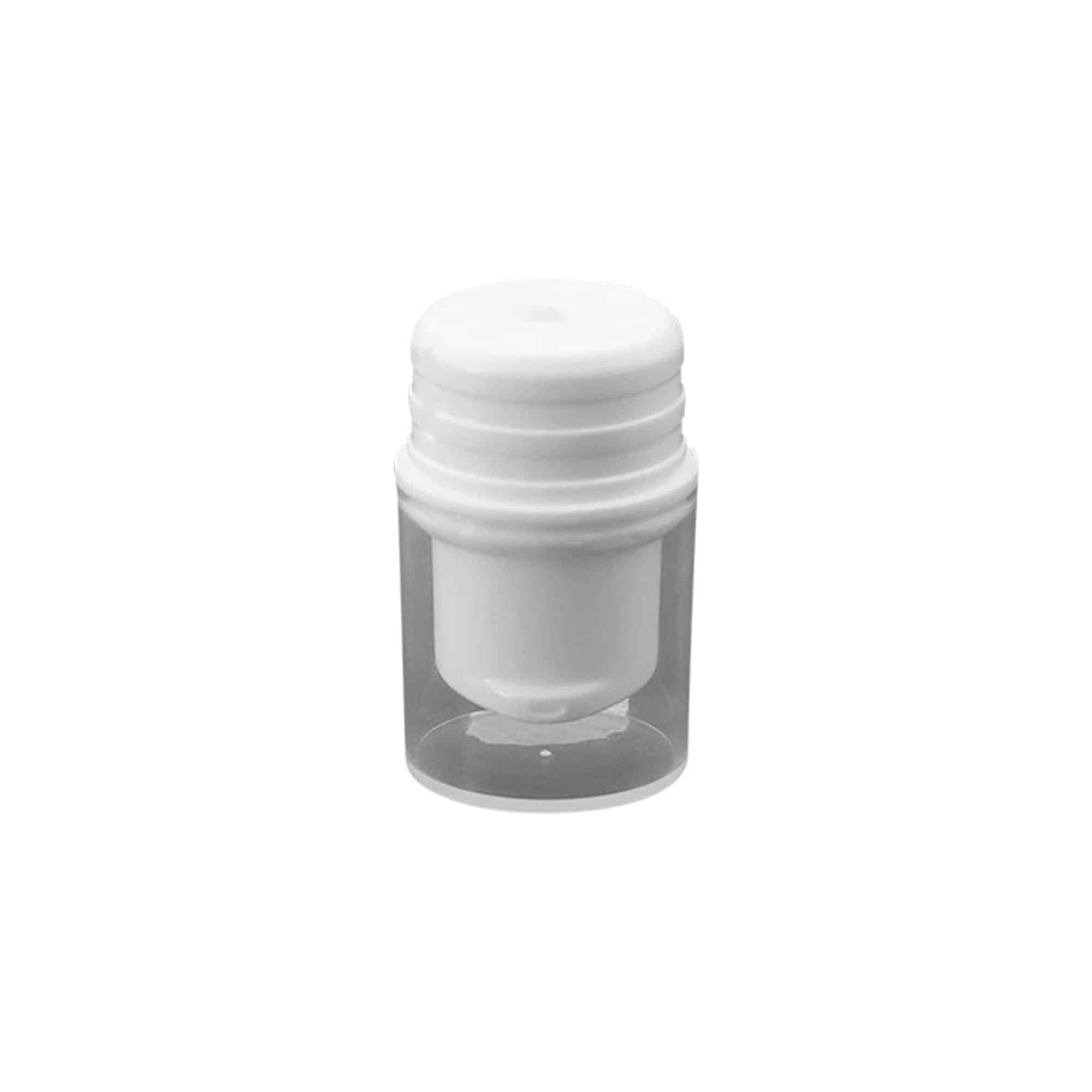 Airless dozer pumpa 'Nano', PP-plastika, bela