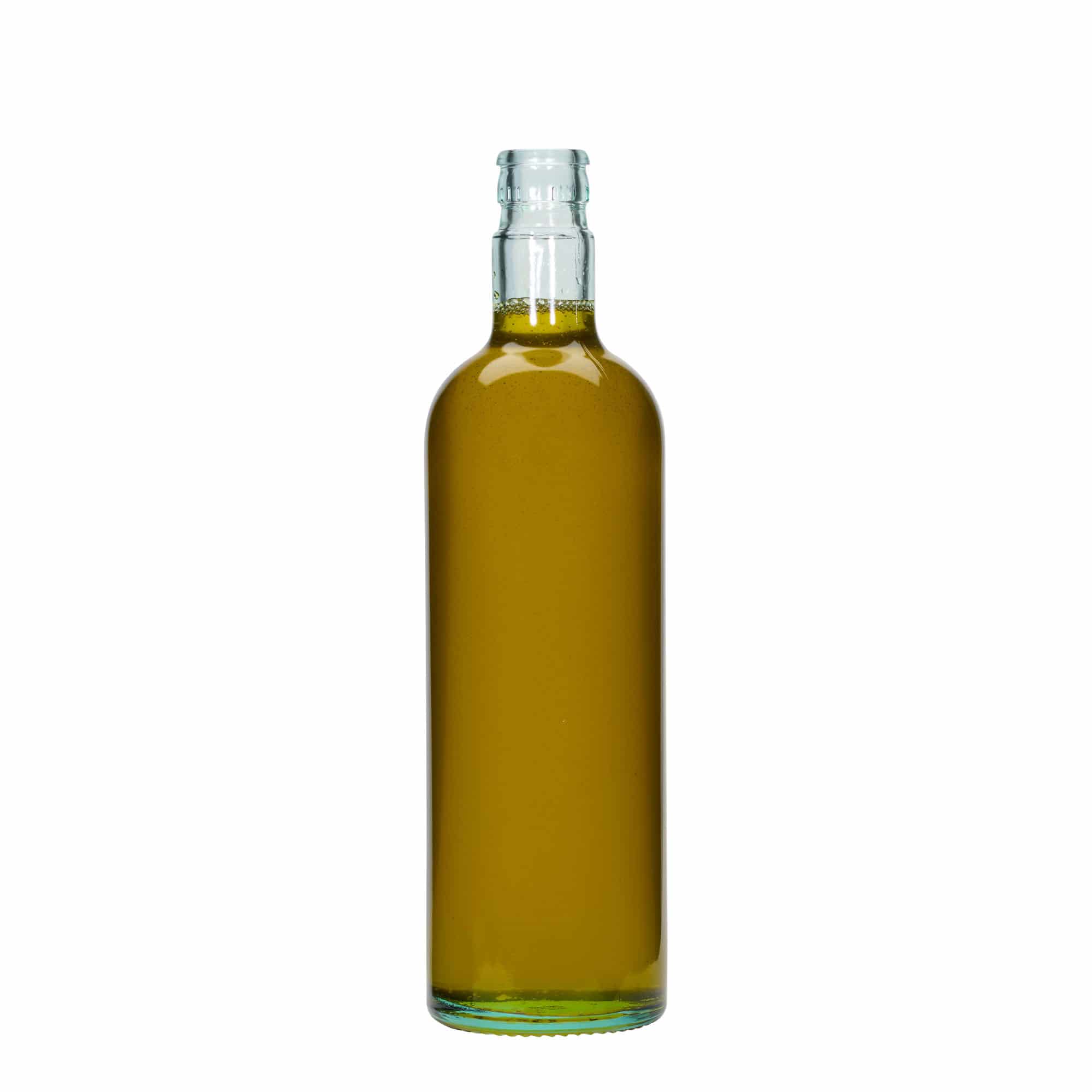 750 ml flaša za sirće/ulje 'Willy New', staklo, svetlozelena, grlo: DOP