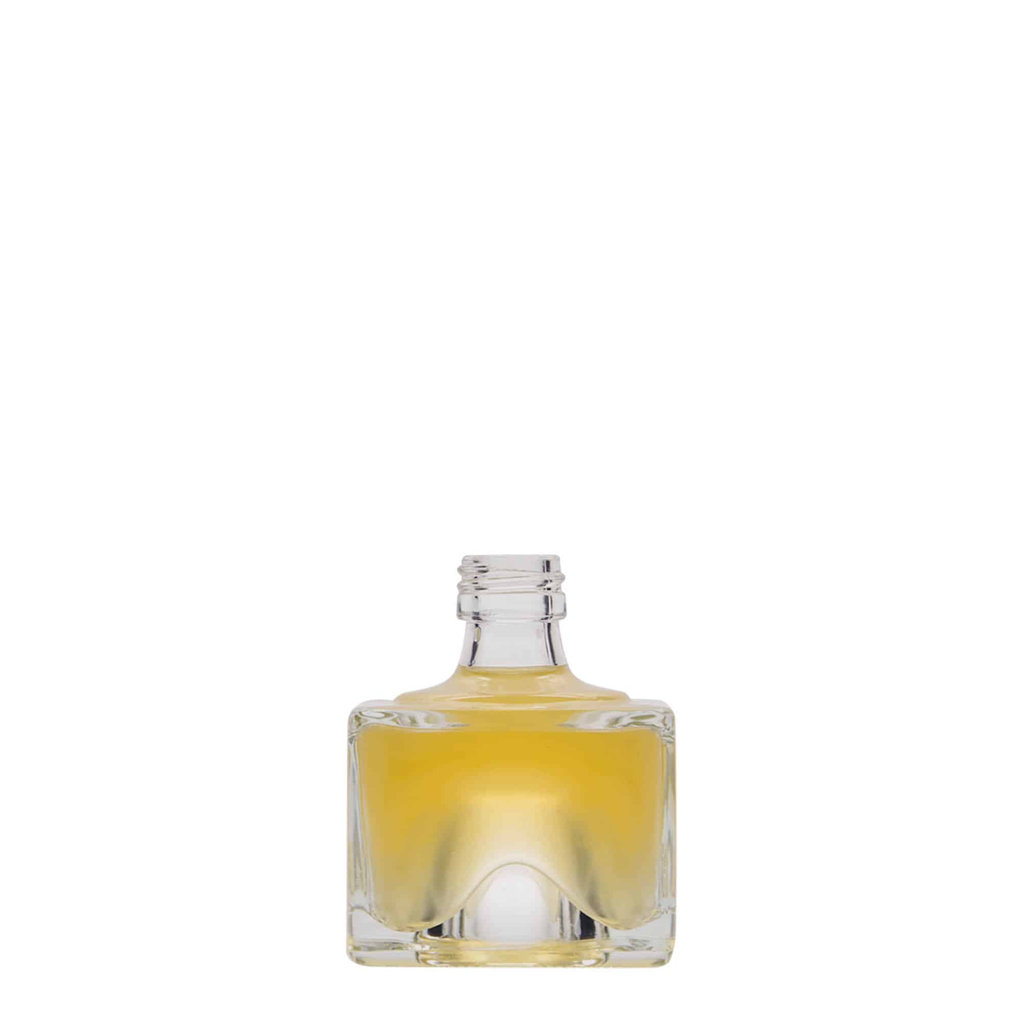 40 ml staklena flaša 'Cocolores', kvadratna, grlo: PP 18