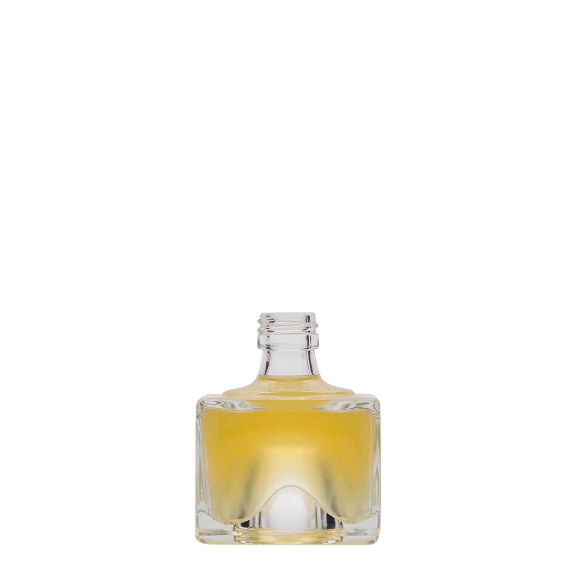 40 ml staklena flaša 'Cocolores', kvadratna, grlo: PP 18