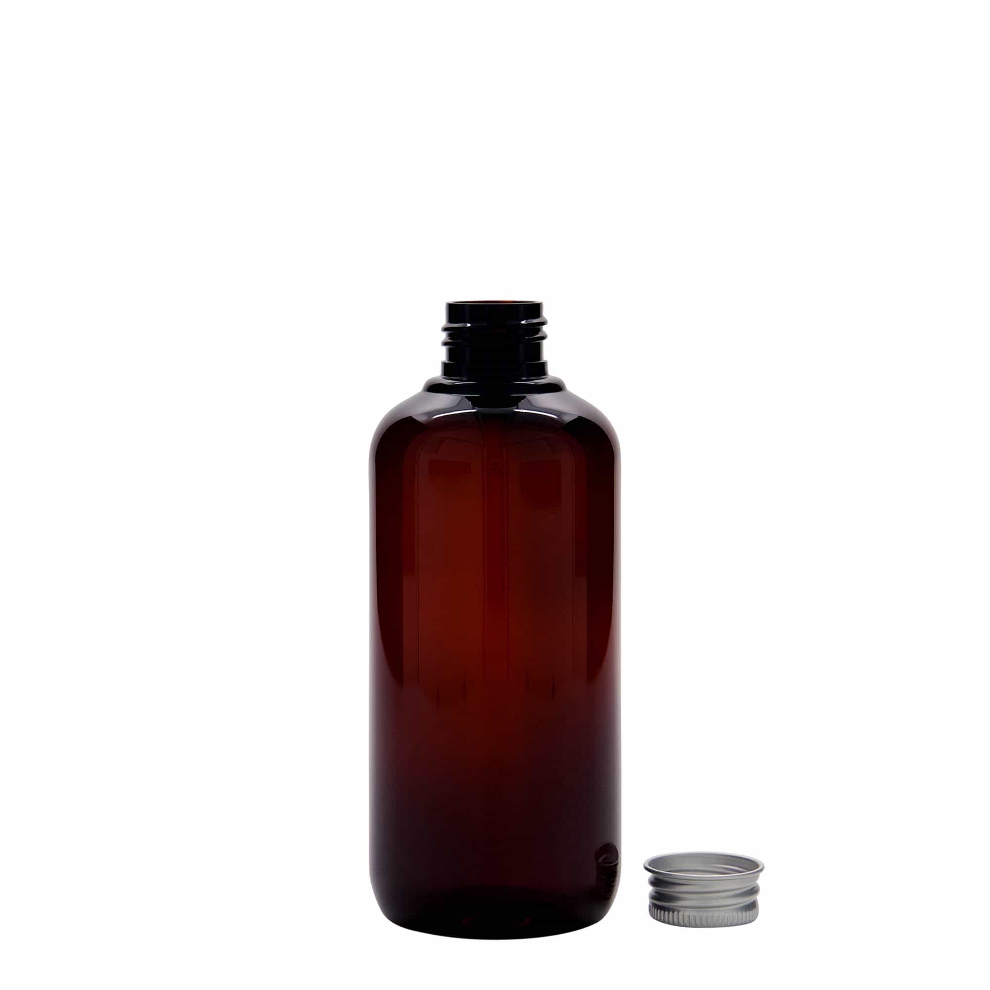 Plastična boca za reciklažu od 250 ml 'Victor's Best', PCR, braon, otvor: 24/410