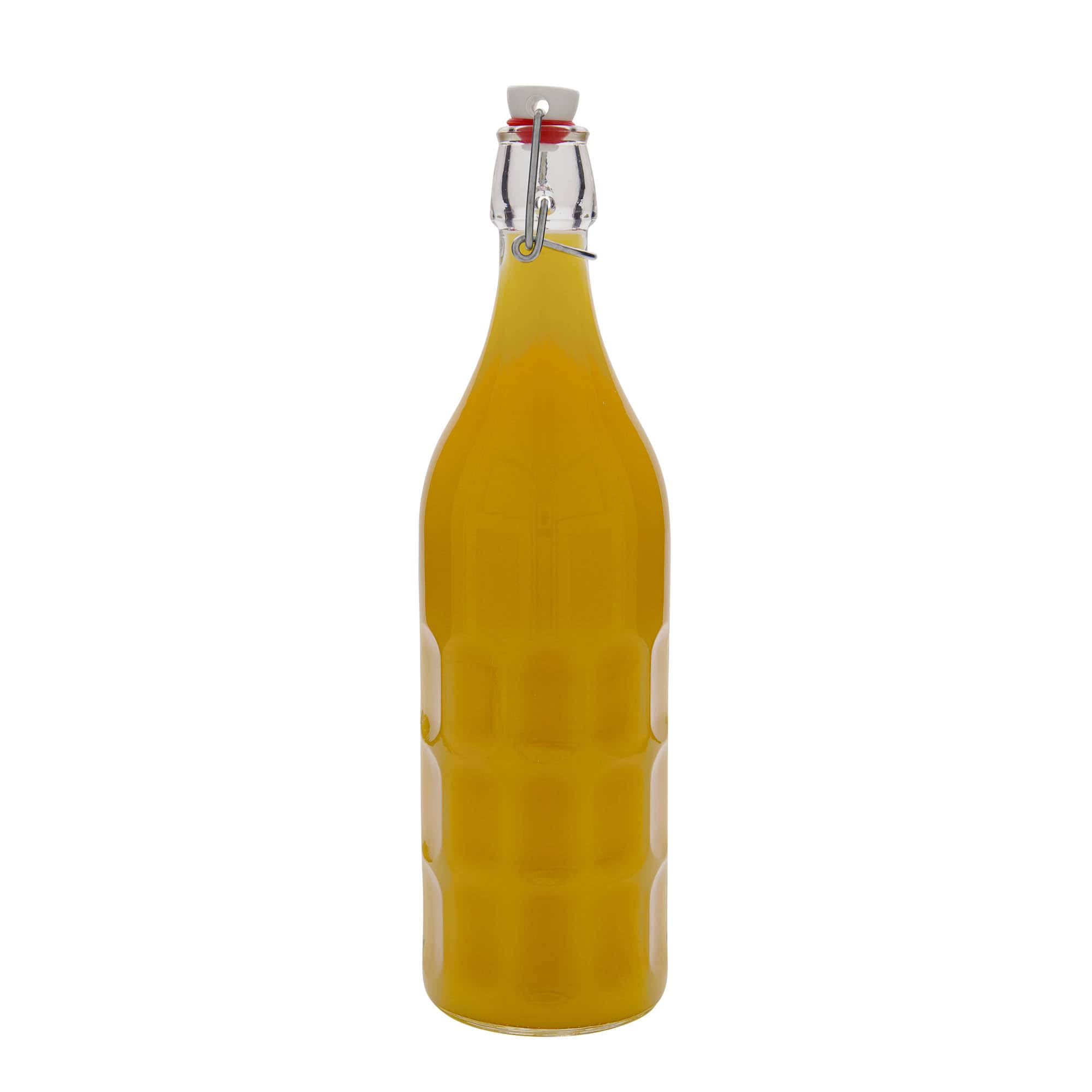 1.000 ml staklena boca Moresca, otvor: zatvarač sa kopčom 1.000 ml staklena boca Moresca, otvor: zatvarač sa kopčom
