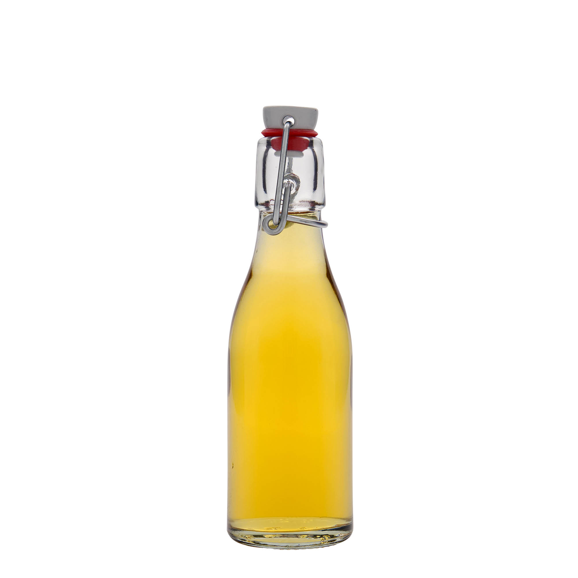 200 ml staklena flaša 'Paul', otvor: zatvarač sa kopčom