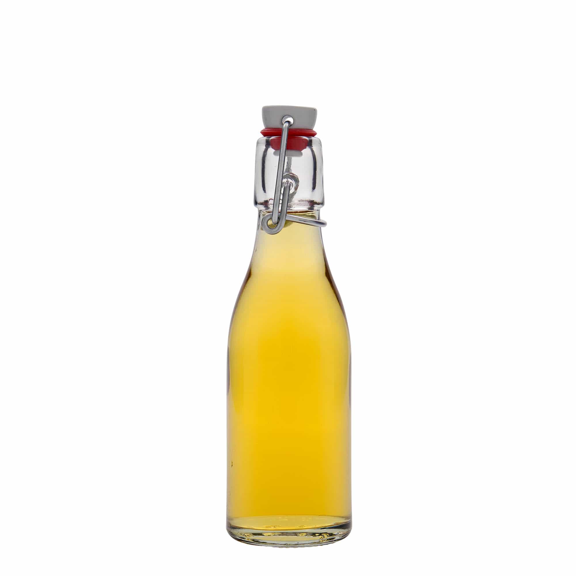 200 ml staklena flaša 'Paul', otvor: zatvarač sa kopčom