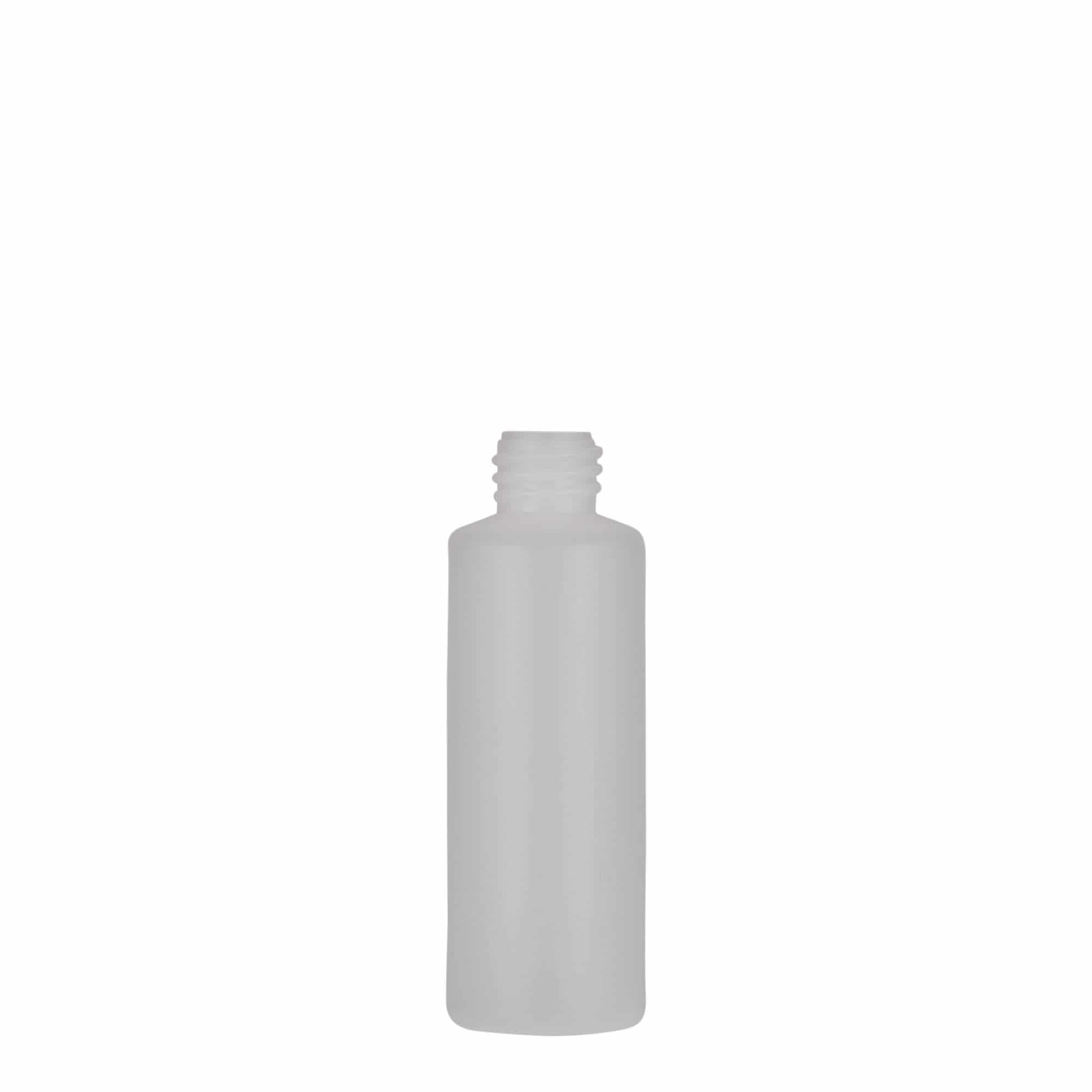 50 ml okrugla flaša, PE-plastika, prirodna, otvor: zatvarač na navoj 50 ml okrugla flaša, PE-plastika, prirodna, otvor: zatvarač na navoj