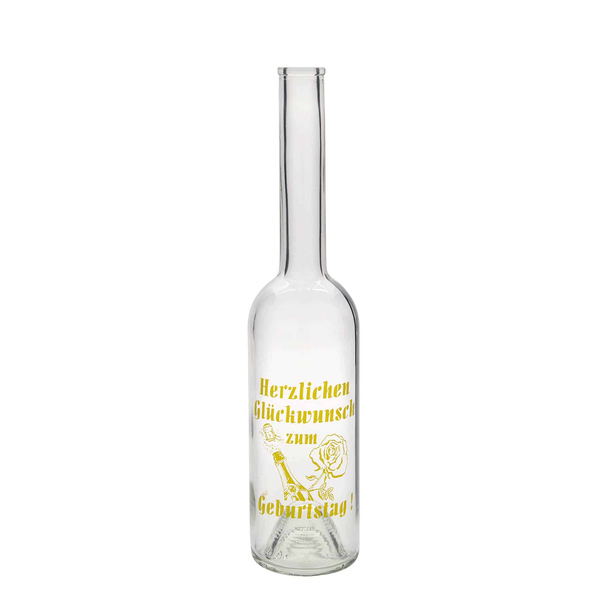 Staklena boca od 500 ml 'Opera', motiv: Apple, otvor: Plutani čep Staklena boca od 500 ml 'Opera', motiv: Apple, otvor: Plutani čep