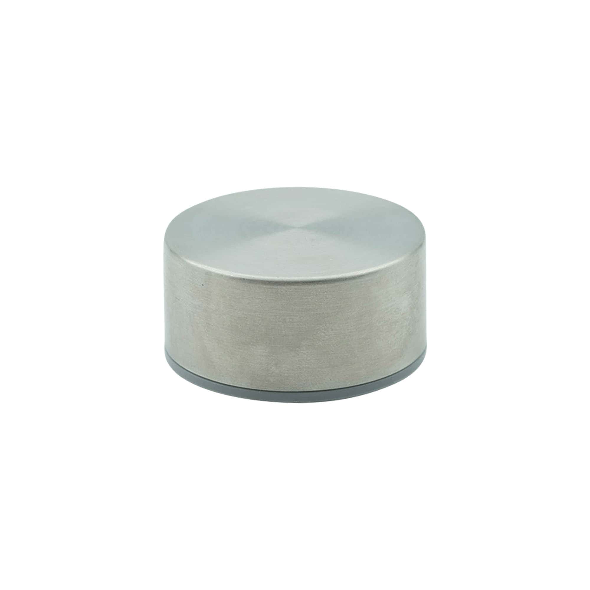 Metalni zavrtnjivi poklopac 'Perseus', srebrni