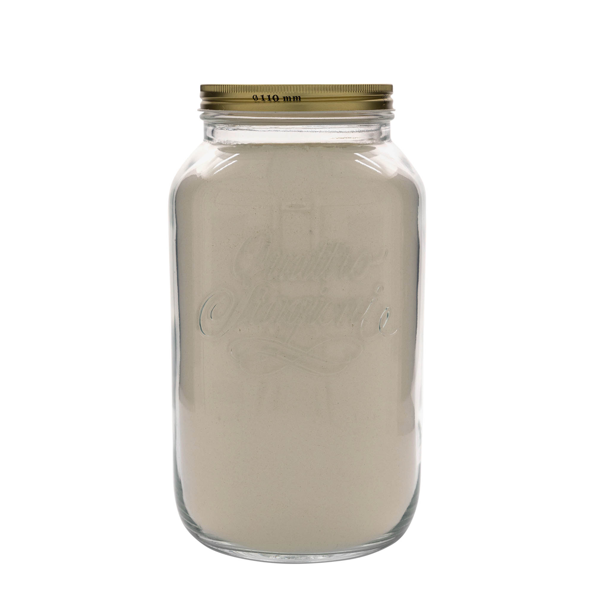 3.800 ml staklena tegla 'Quattro Stagioni', otvor: navojni poklopac 3.800 ml staklena tegla 'Quattro Stagioni', otvor: navojni poklopac