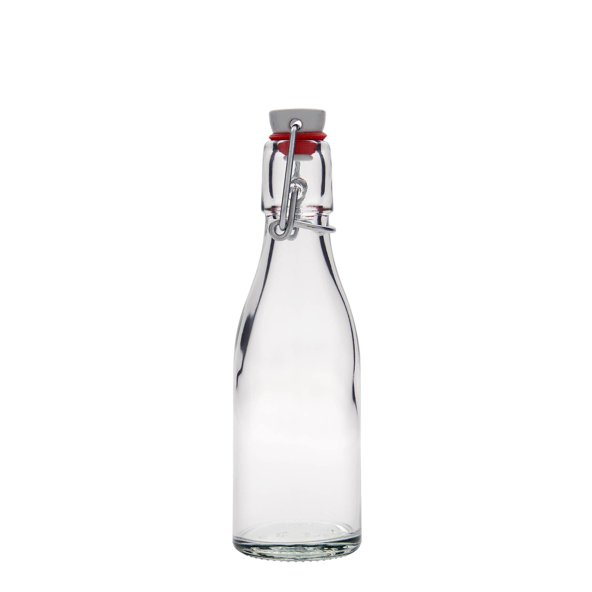 200 ml staklena flaša 'Paul', otvor: zatvarač sa kopčom