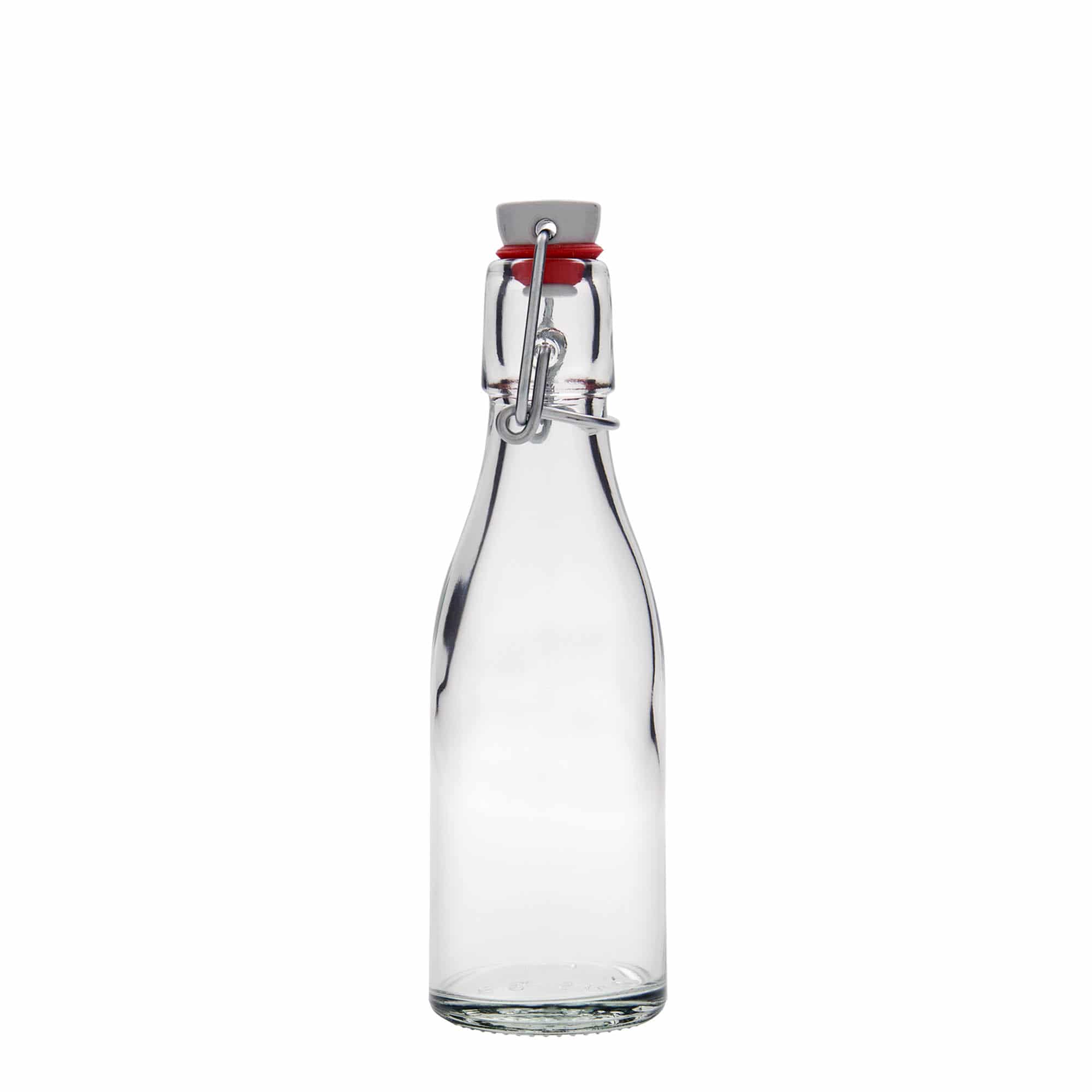 200 ml staklena flaša 'Paul', otvor: zatvarač sa kopčom