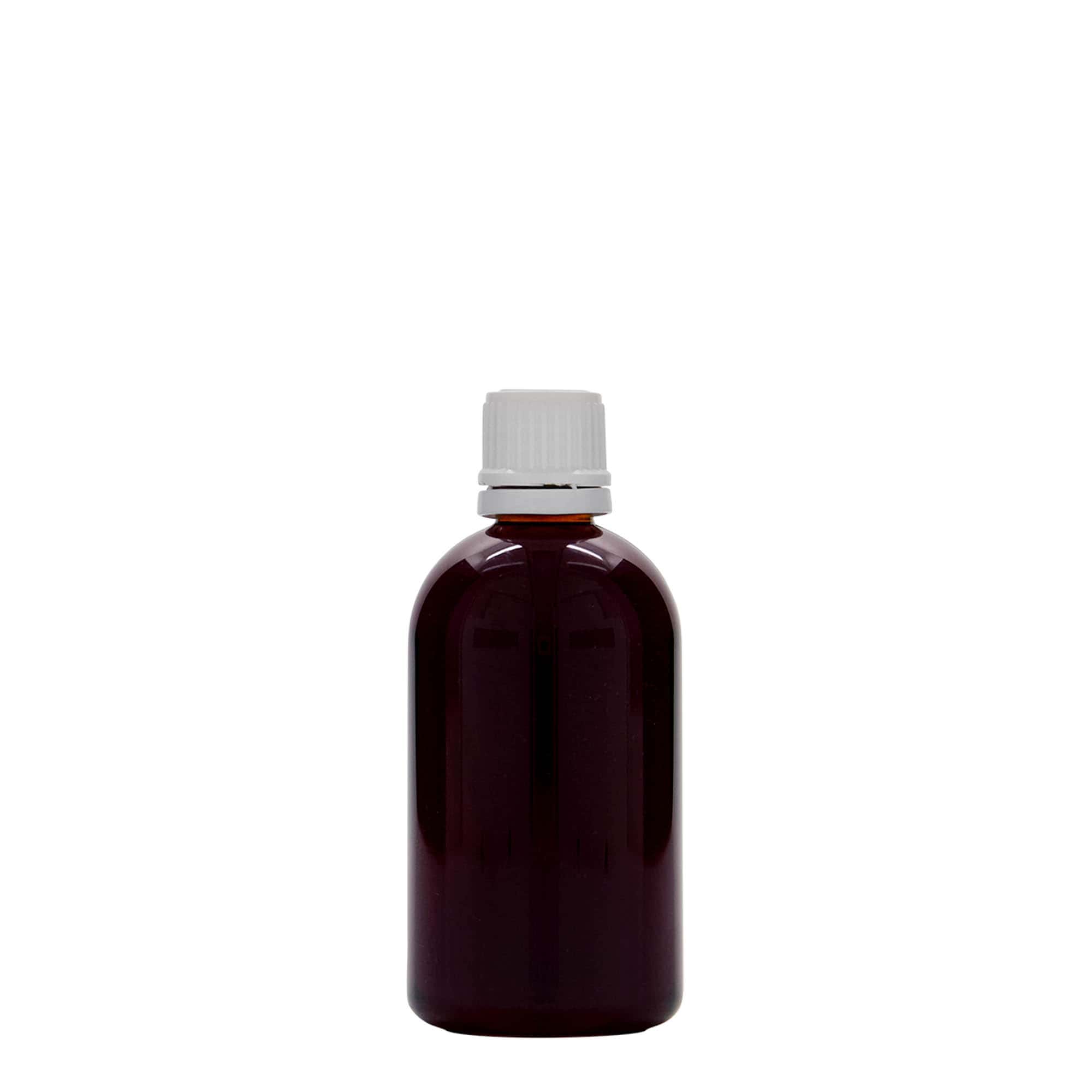 100 ml PET medicinska flaša 'Easy Living', plastika, grlo: DIN 18 100 ml PET medicinska flaša 'Easy Living', plastika, grlo: DIN 18