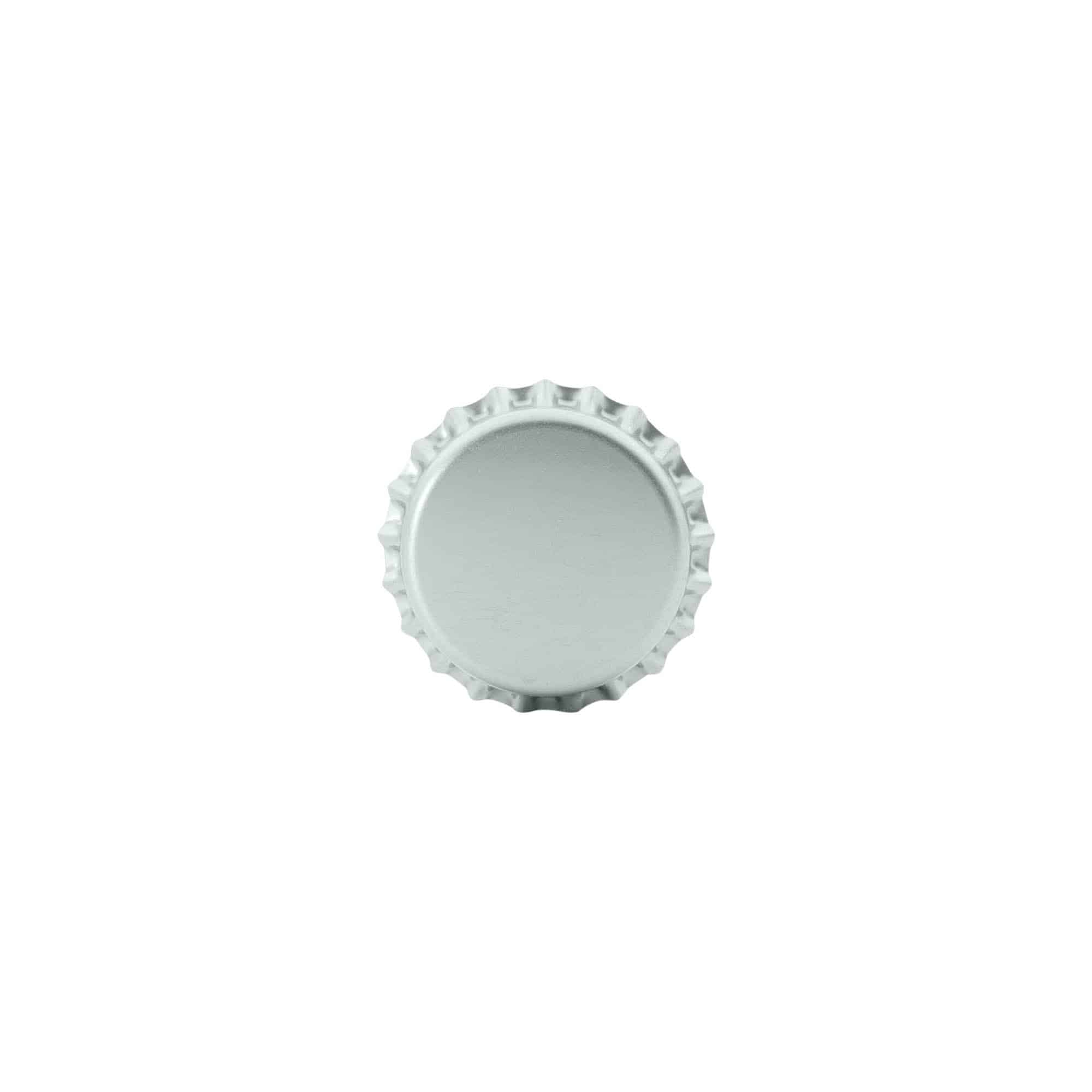 Čepovi za flaše 26 mm, metalni, srebrni