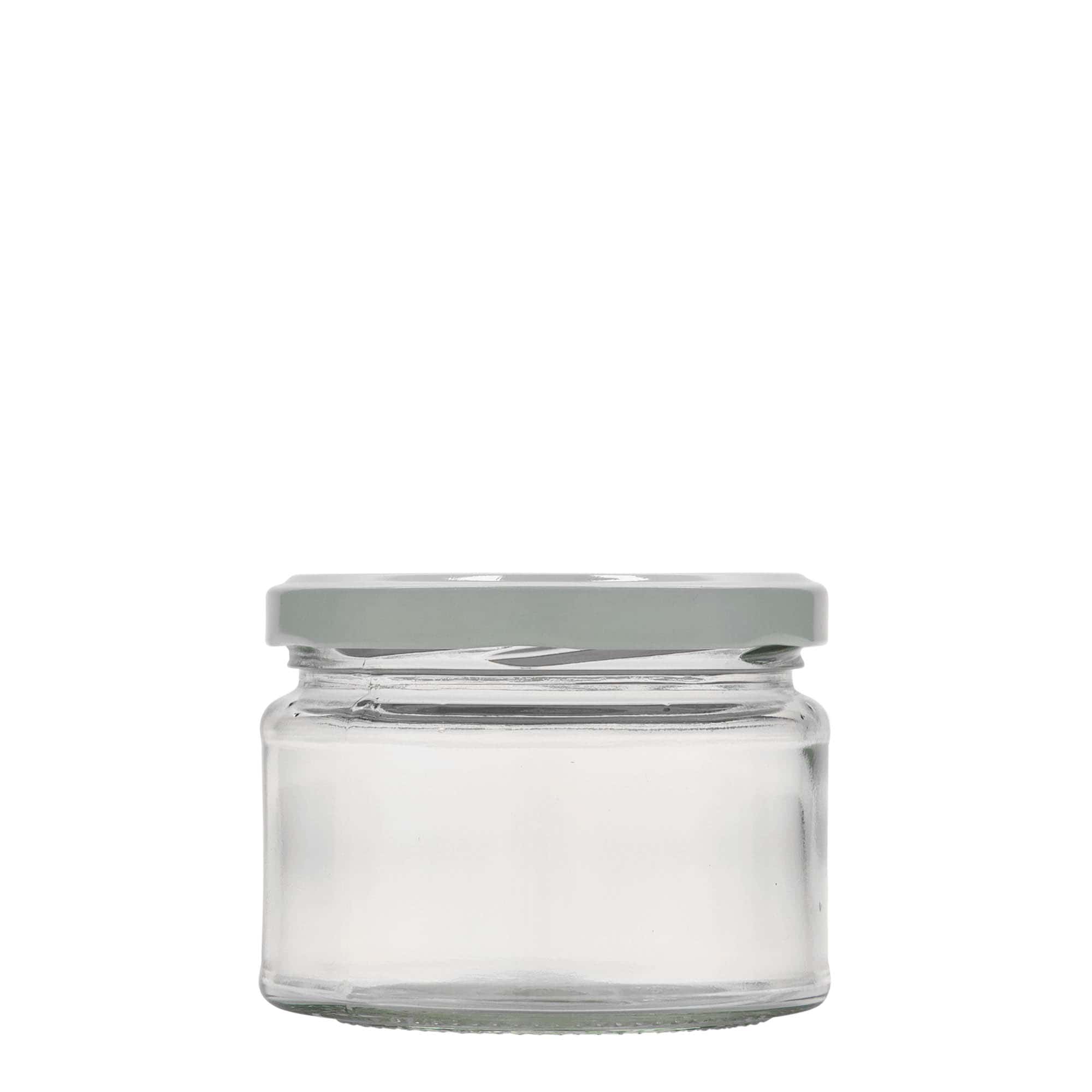 280 ml pljosnato okruglo staklo, otvor: Twist-Off (TO 82)