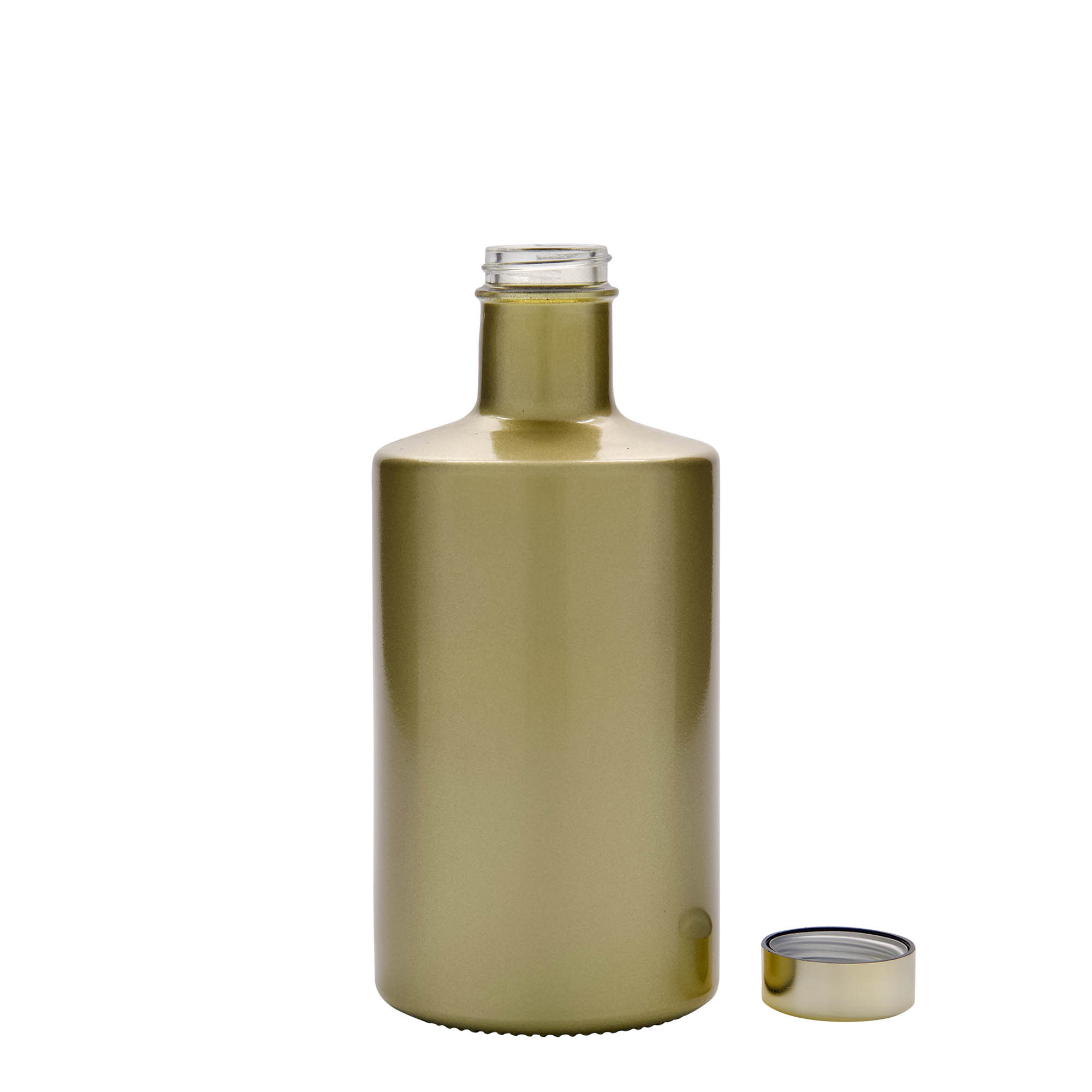 500 ml staklena flaša 'Caroline', zlatna, grlo: GPI 33 500 ml staklena flaša 'Caroline', zlatna, grlo: GPI 33