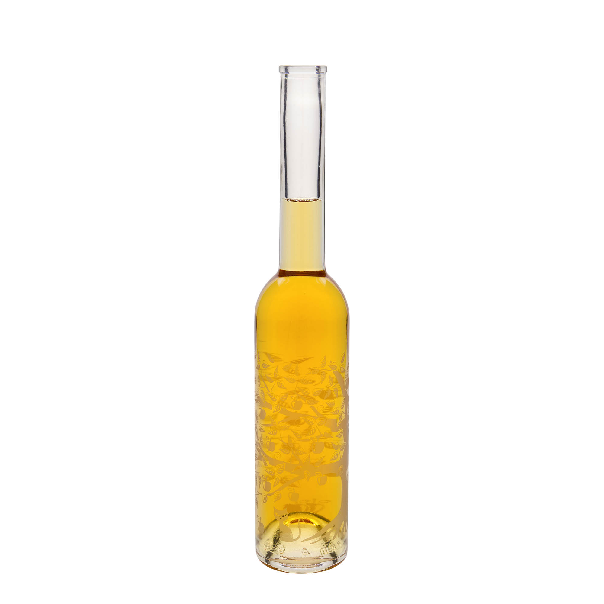 350 ml staklena flaša 'Opera', motiv: jabuka, otvor: čep 350 ml staklena flaša 'Opera', motiv: jabuka, otvor: čep