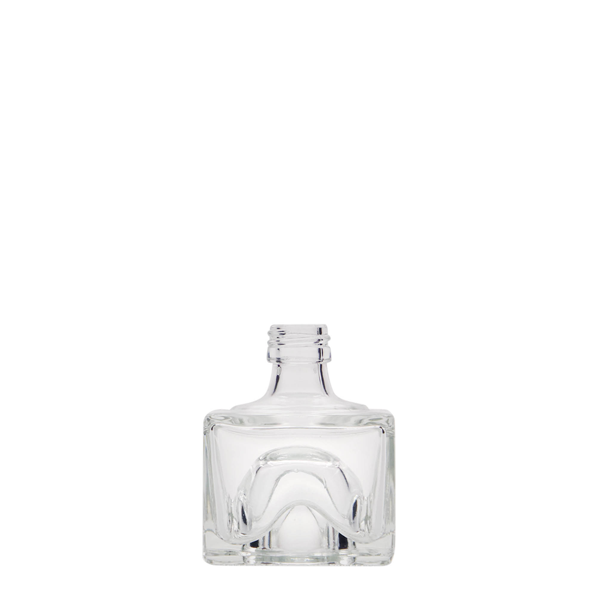 40 ml staklena flaša 'Cocolores', kvadratna, grlo: PP 18