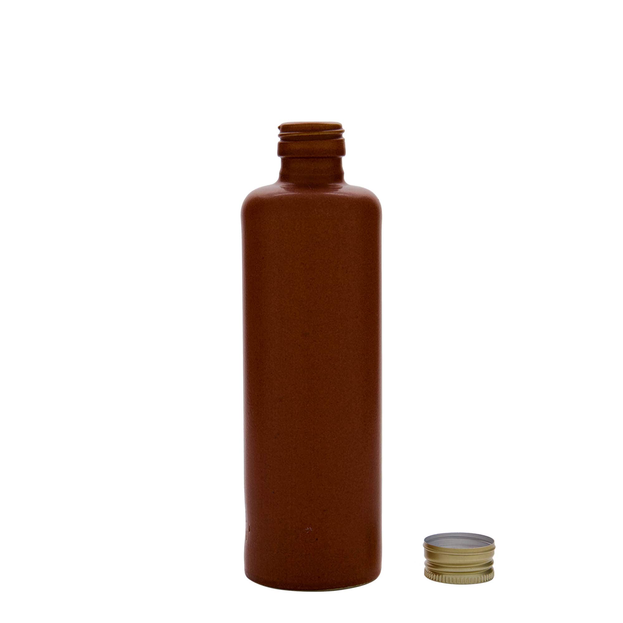 350 ml glineni krčag, kamenina, crveno-smeđi, otvor: PP 31,5