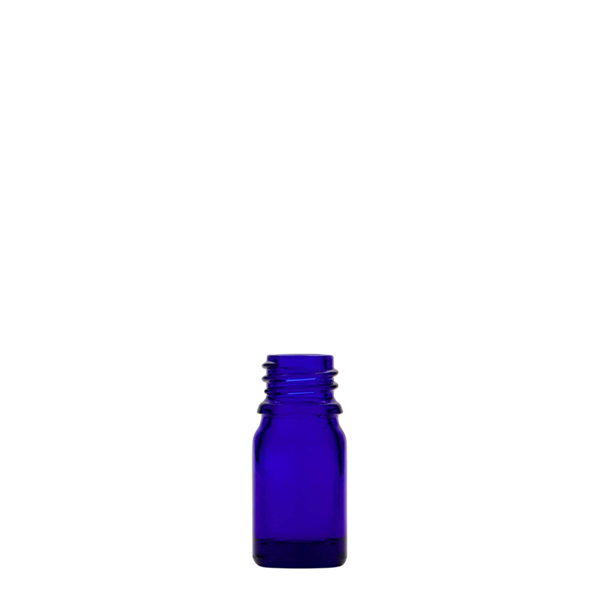 Medicinska boca od 5 ml, staklo, kraljevsko plava, otvor: DIN 18 Medicinska boca od 5 ml, staklo, kraljevsko plava, otvor: DIN 18