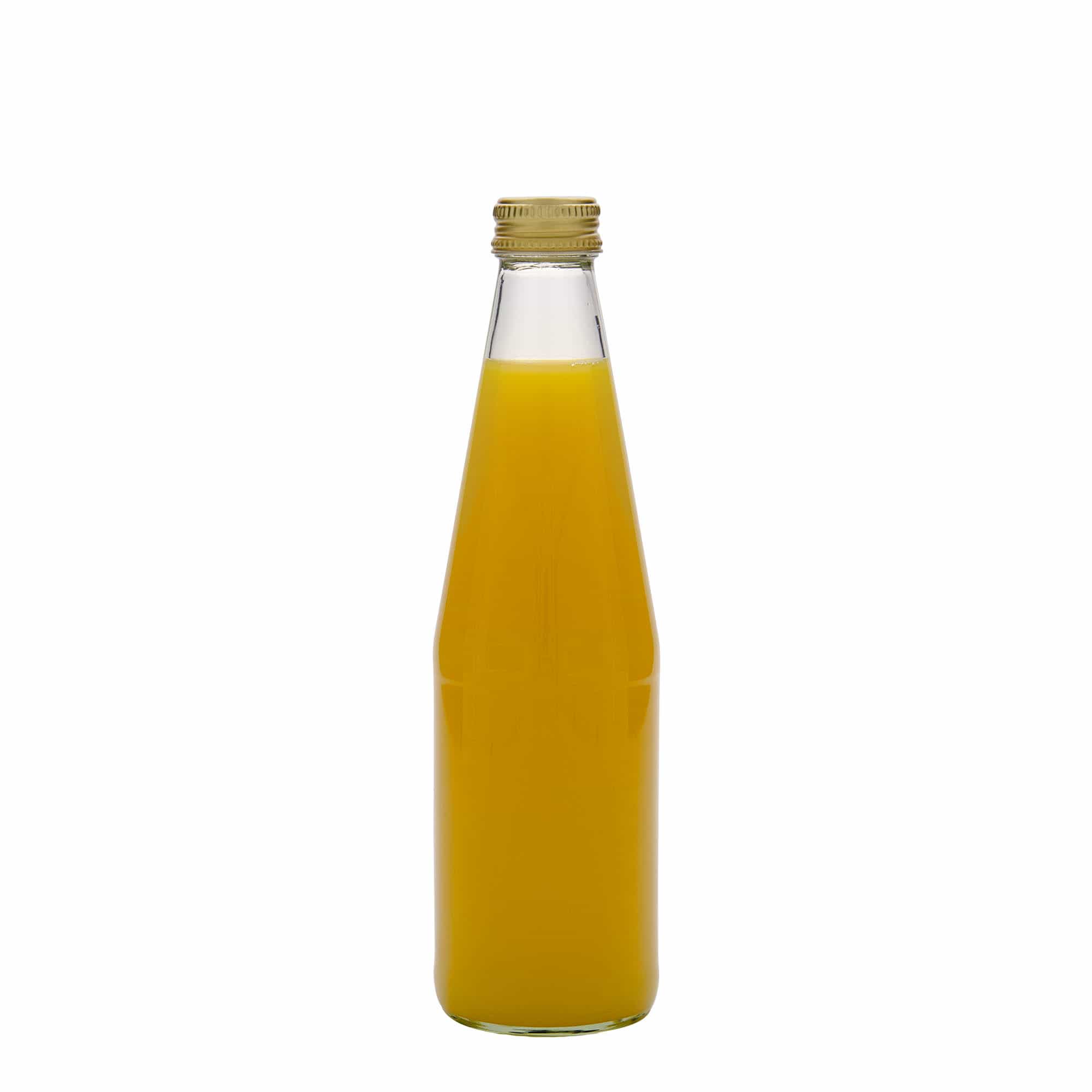 330 ml univerzalna flaša u obliku šargarepe, staklo, grlo: PP 28