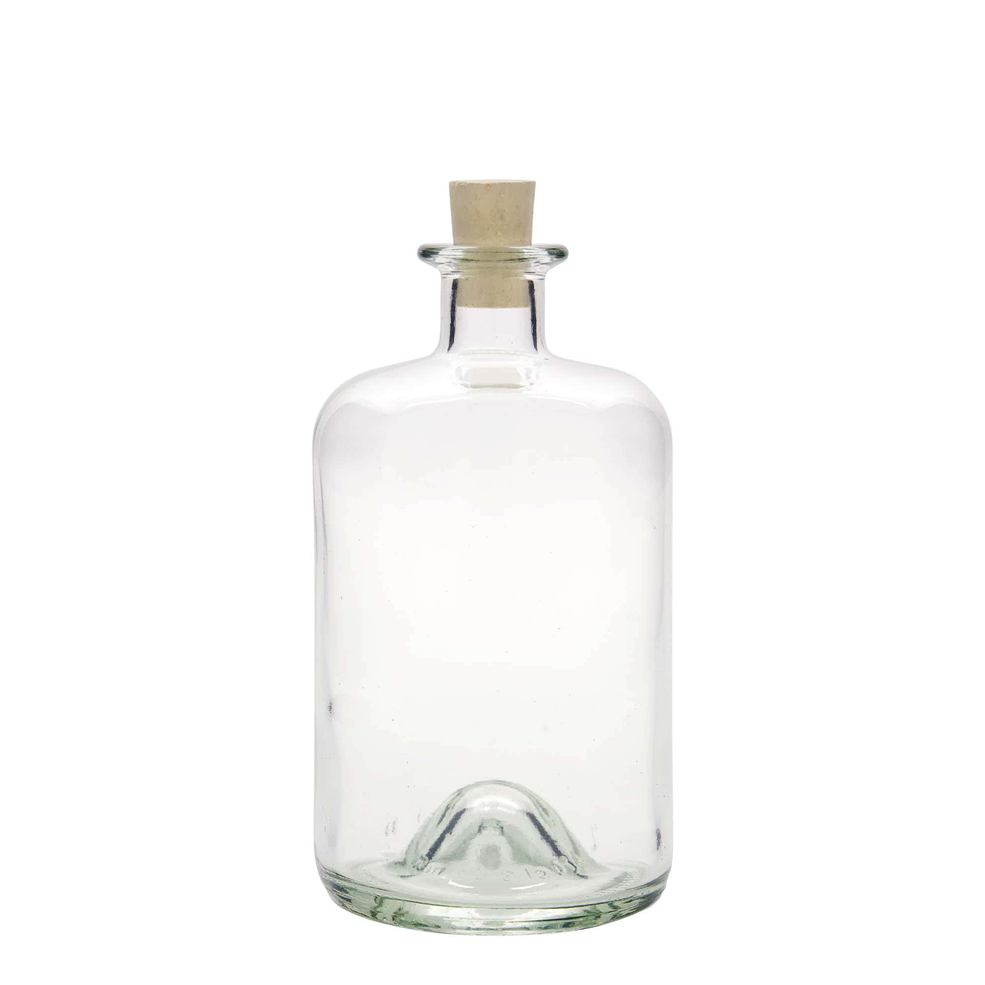 700 ml staklena flaša apotekarska, otvor: plutani čep