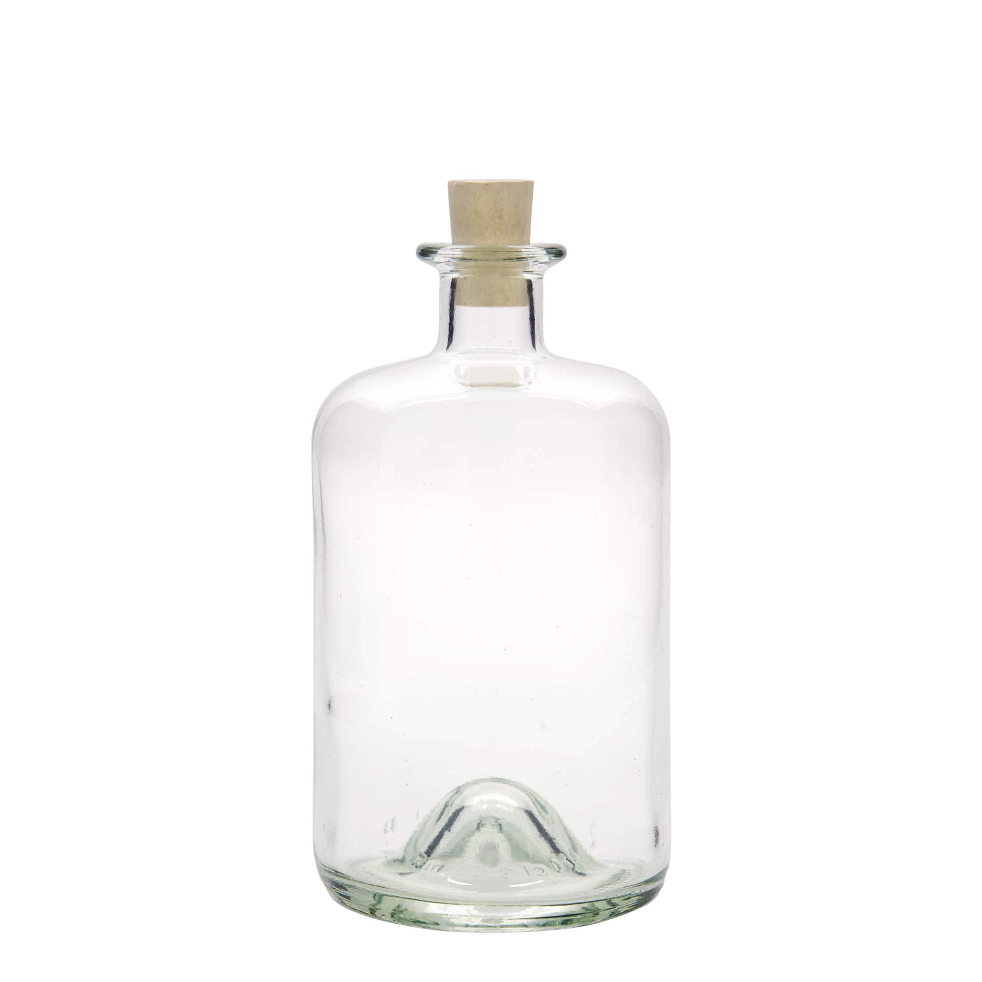 700 ml staklena flaša apotekarska, otvor: plutani čep