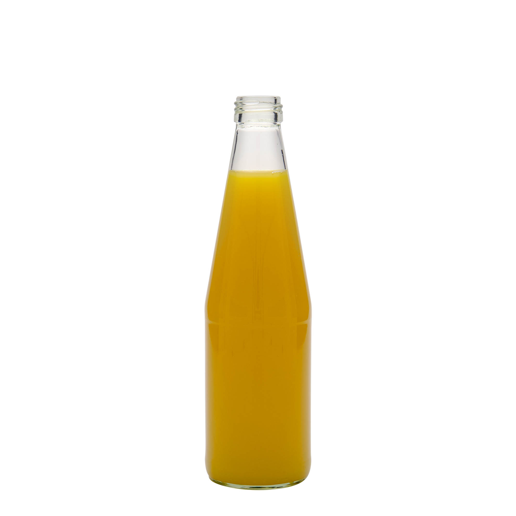 330 ml univerzalna flaša u obliku šargarepe, staklo, grlo: PP 28