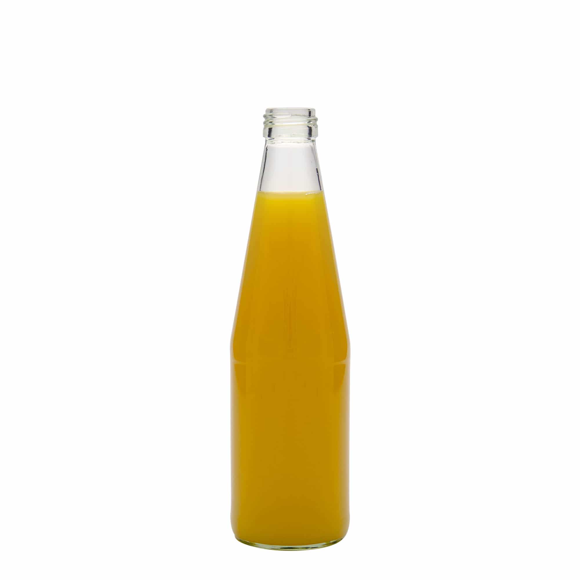 330 ml univerzalna flaša u obliku šargarepe, staklo, grlo: PP 28