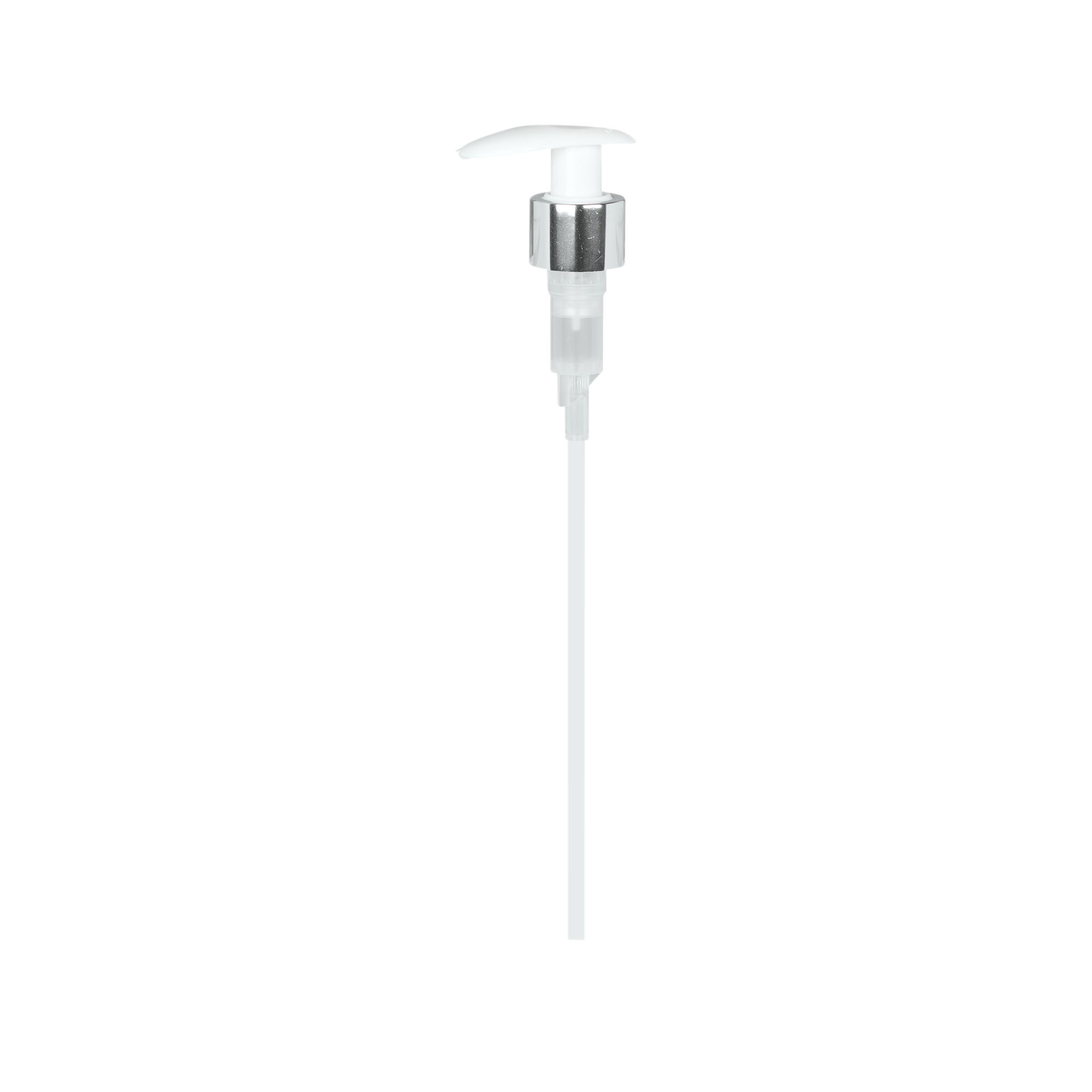 Zatvarač sa navojem, dozirna pumpa, PP-plastika, bela, za grlo: 24/410 Zatvarač sa navojem, dozirna pumpa, PP-plastika, bela, za grlo: 24/410