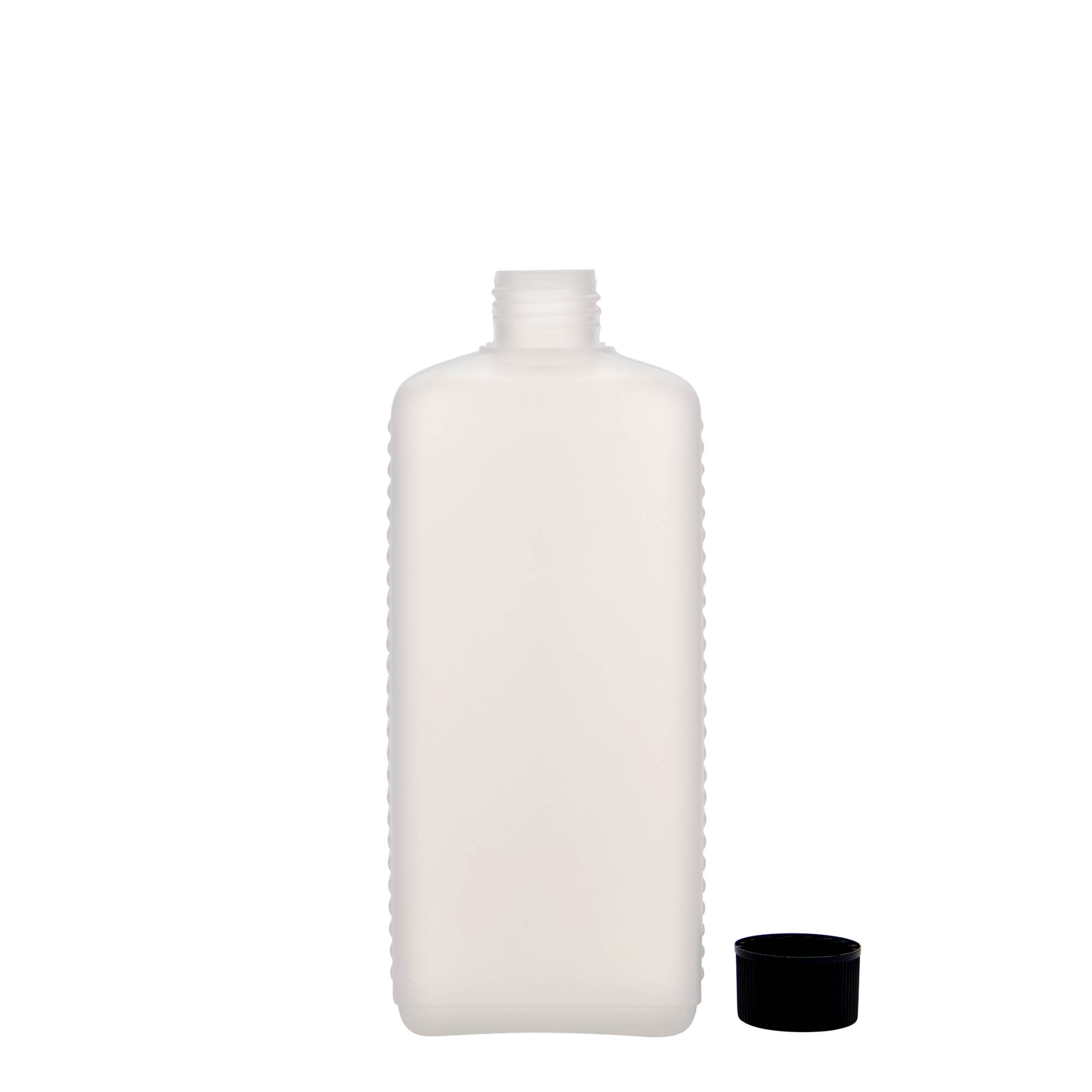 500 ml kanister flaša, pravougaona, HDPE plastika, prirodna, otvor: DIN 25 EPE 500 ml kanister flaša, pravougaona, HDPE plastika, prirodna, otvor: DIN 25 EPE