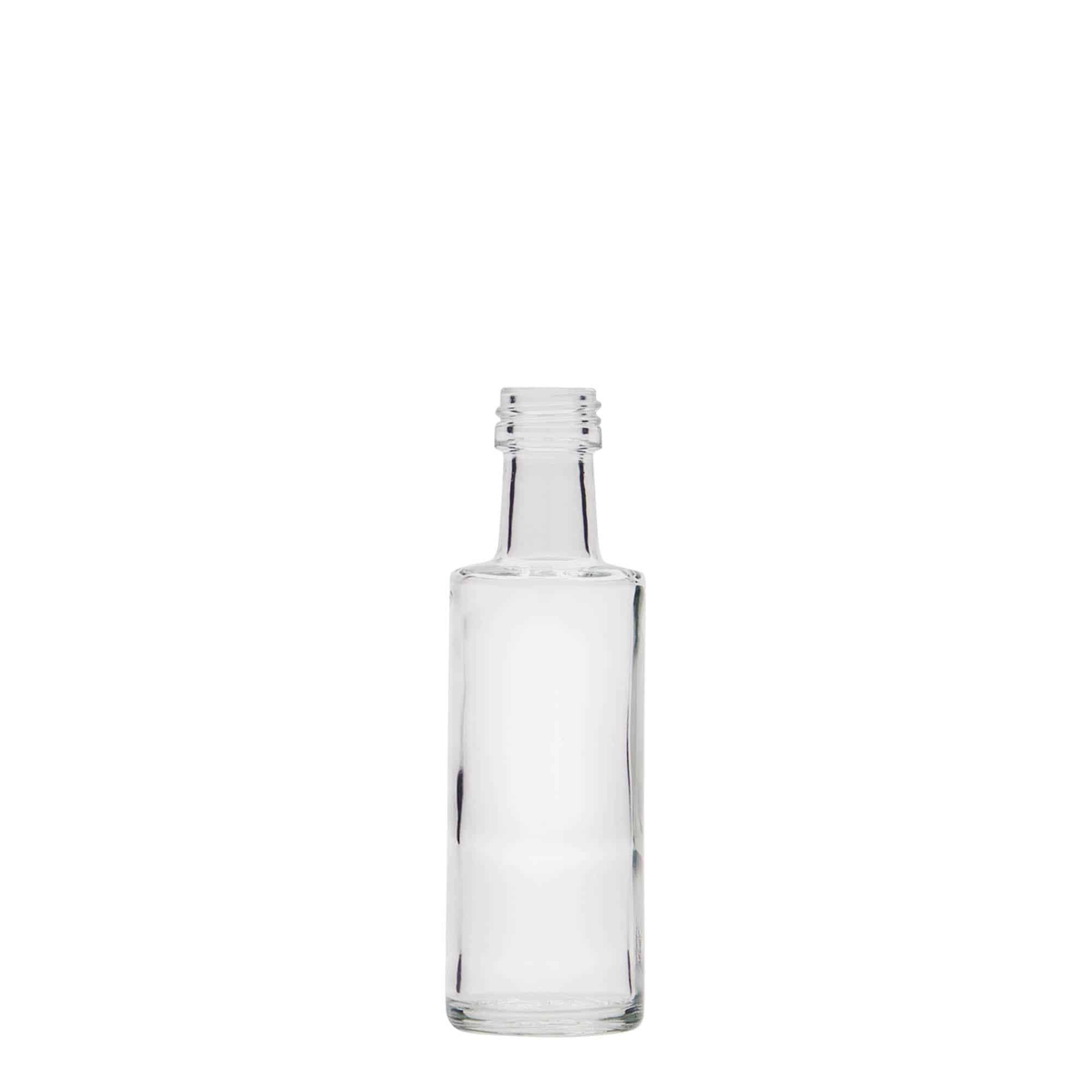 Staklena boca od 40 ml 'Dorica', otvor: PP 18 Staklena boca od 40 ml 'Dorica', otvor: PP 18