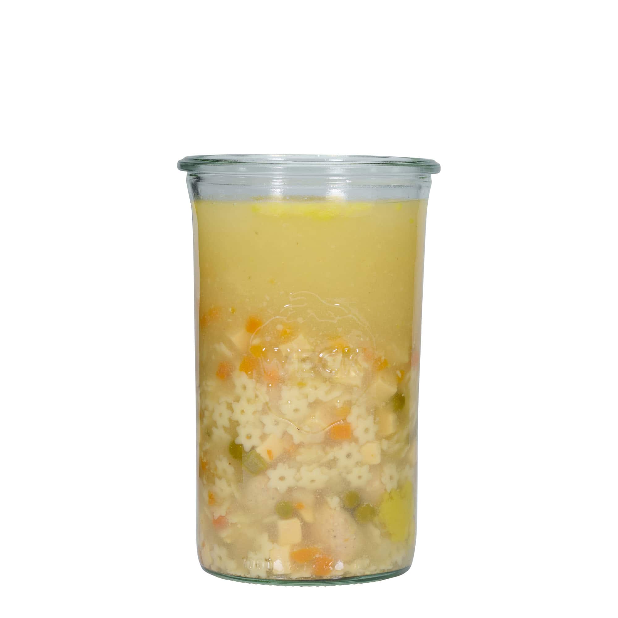 1.000 ml WECK-staklena tegla za okretanje #, otvor: okrugli rub