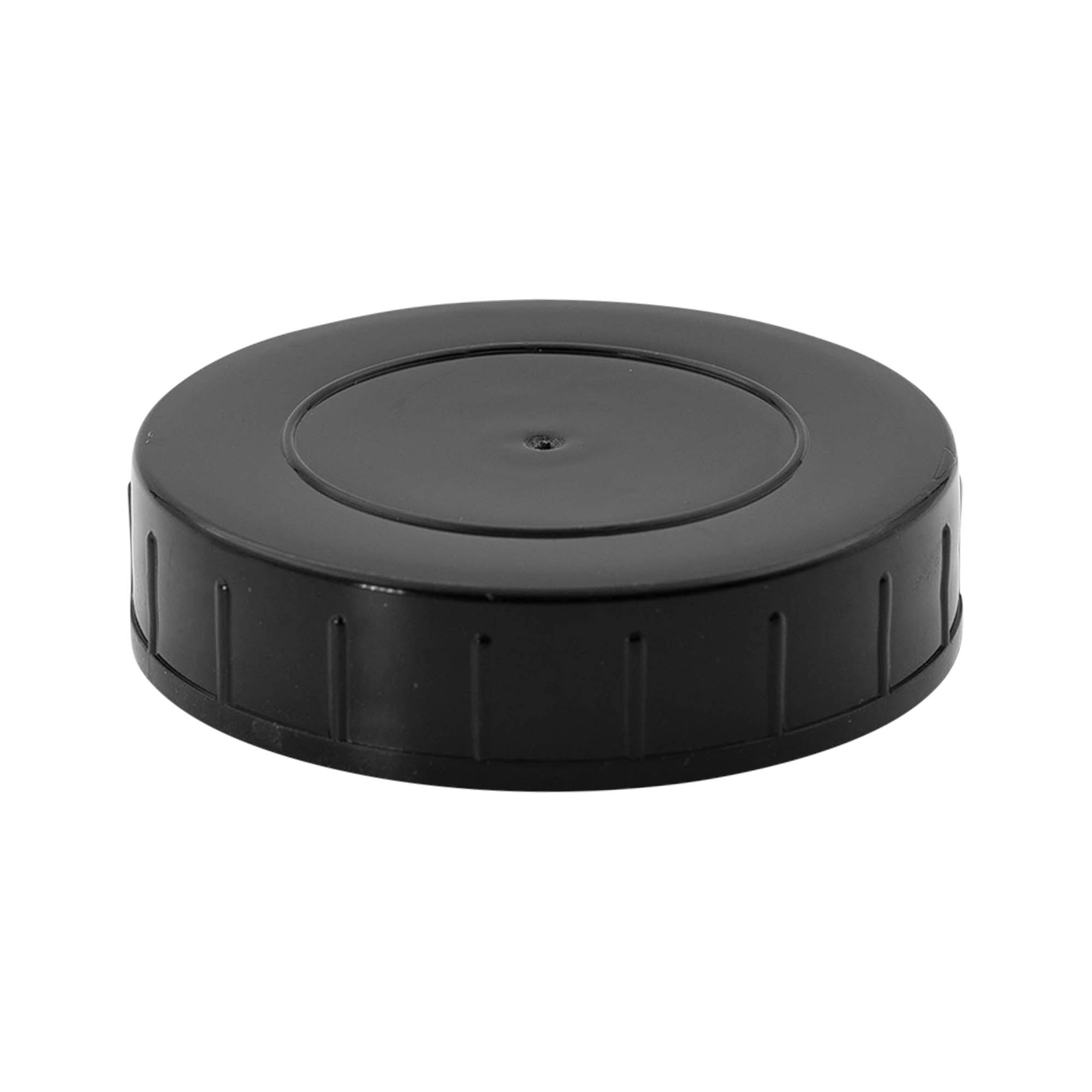 Zakrivak sa navojem, PP-plastika, crna, za otvor: DIN 68